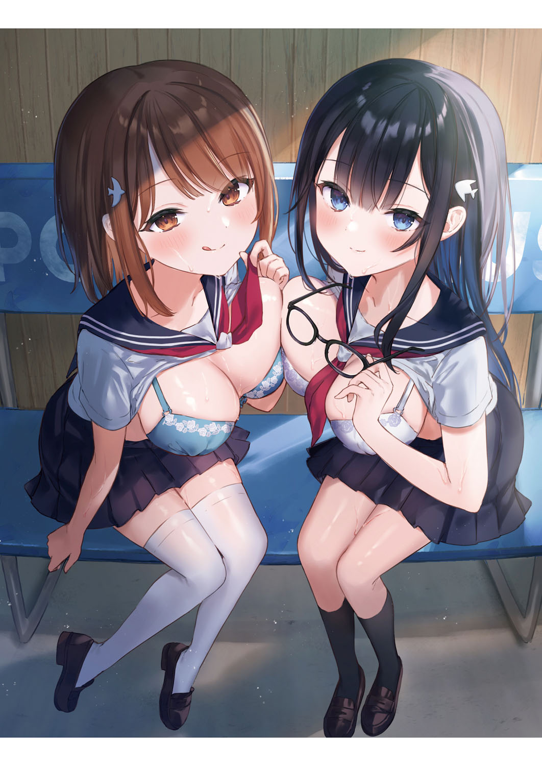 Seishun × Fetishism 5th Anniversary Visual FanBook page 36 - big breasts artbook hentai manga - read online free