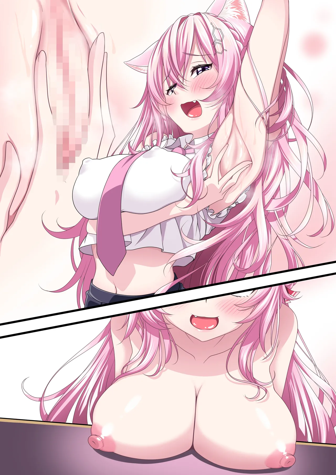 Hakui Koyori to Joshu-kun no Jikken page 42 featuring hakui koyori hololive parody - nakadashi full color hentai manga - read online free