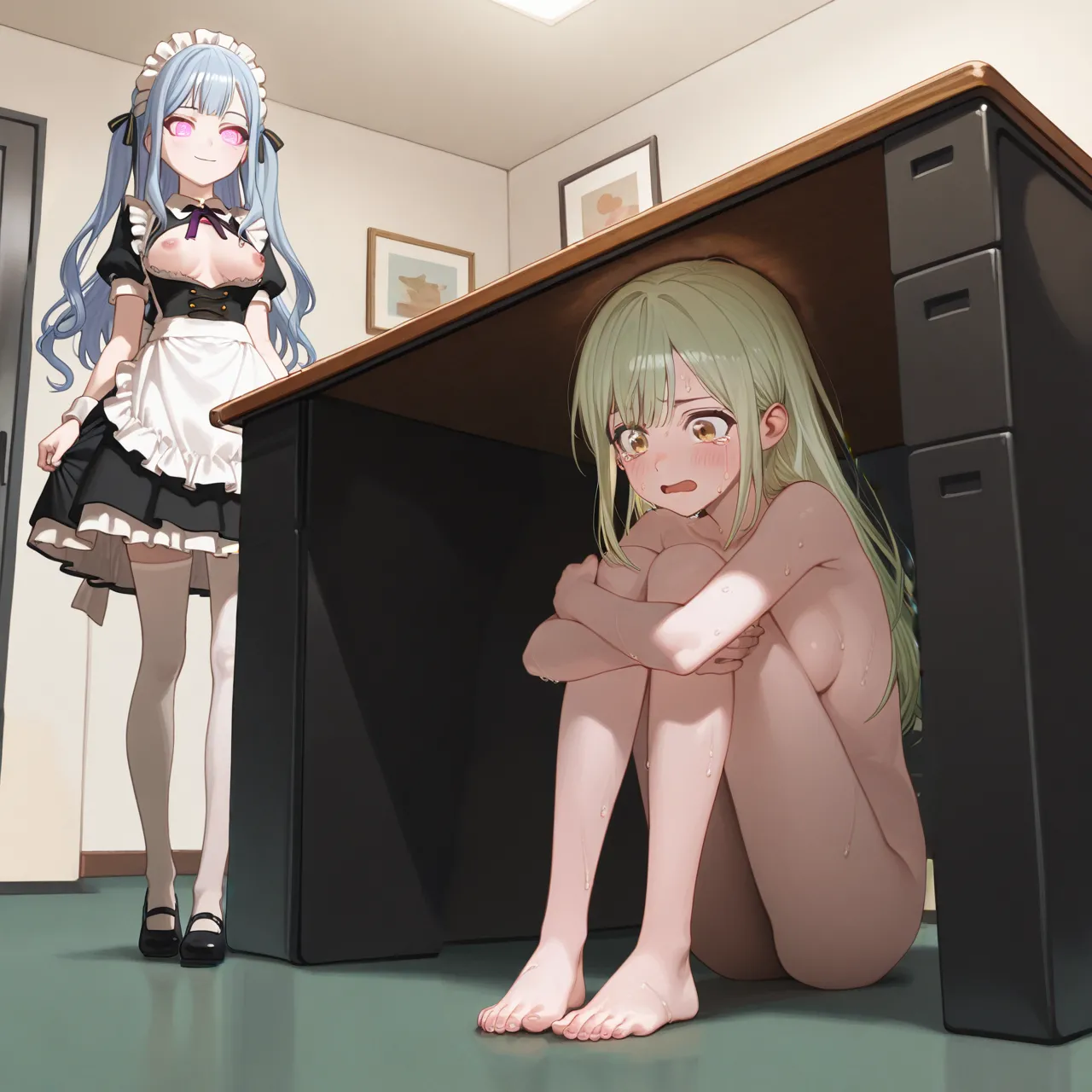 用Mortis挡刀洗脑的屑睦头人 page 17 featuring uika misumi bang dream parody - stockings yuri hentai manga - read online free