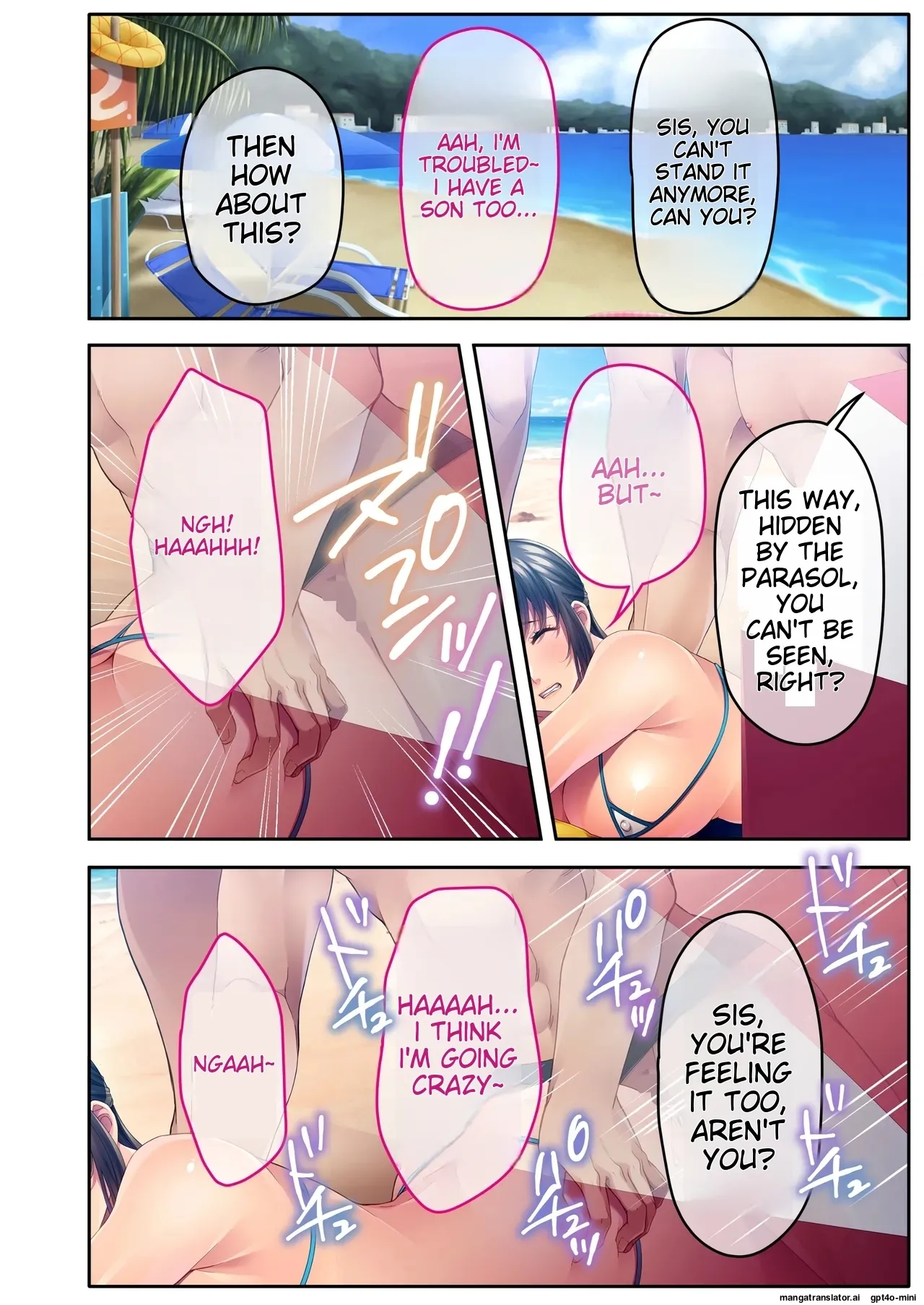 The busty promiscuous mom seduced by the playboys ~ The laid-back stepmom transforms a beach babe! Mosaic Comic Compilation page 15 original parody - sole female full color hentai manga - read online free