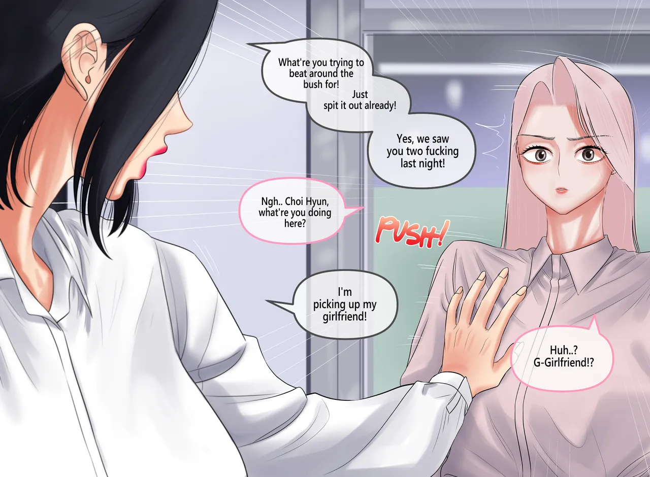 Between Two Loves page 40 original parody - full color yuri hentai manga - read online free