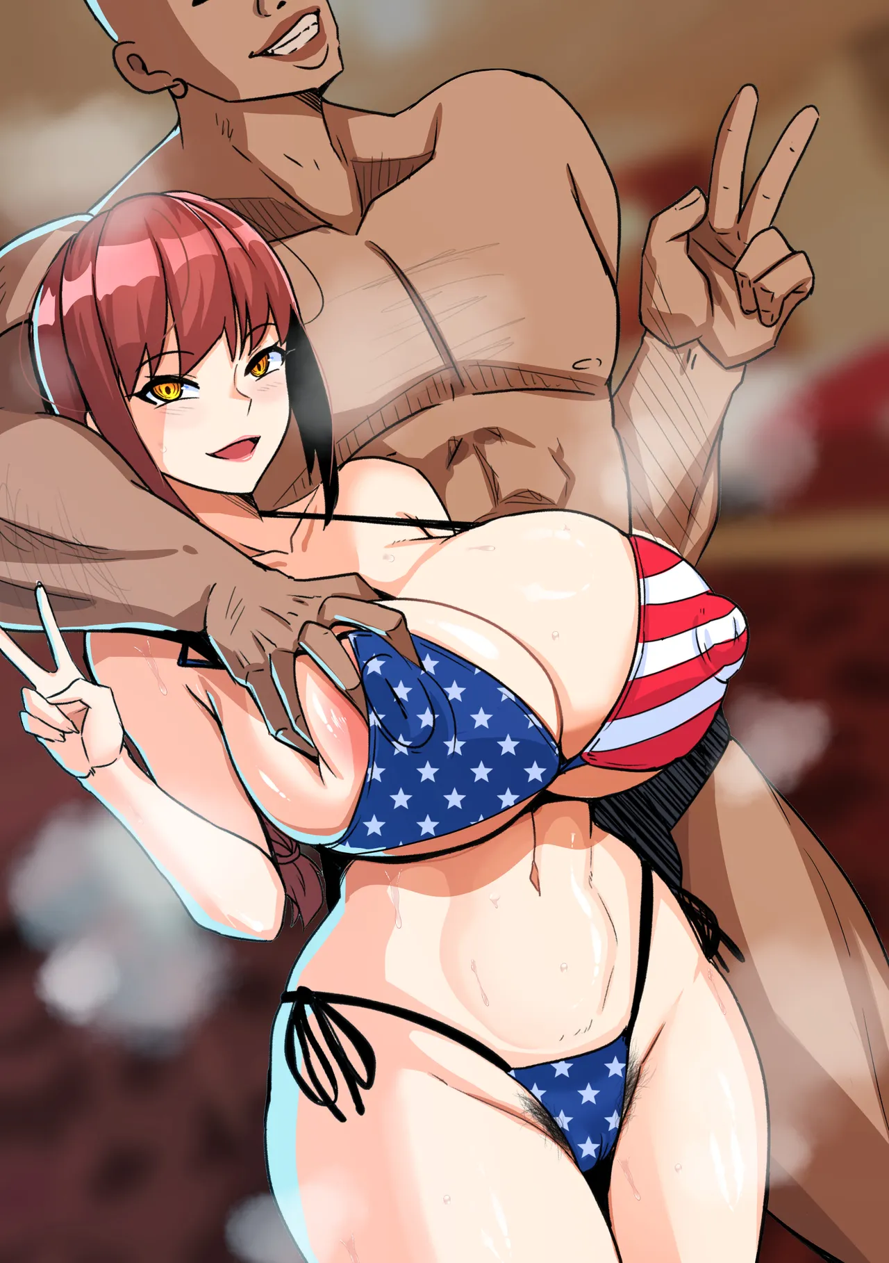 [Merkonig] B-Trayal 56 Makima (UC) EN page 20 featuring makima chainsaw man parody - nakadashi swimsuit hentai manga - read online free