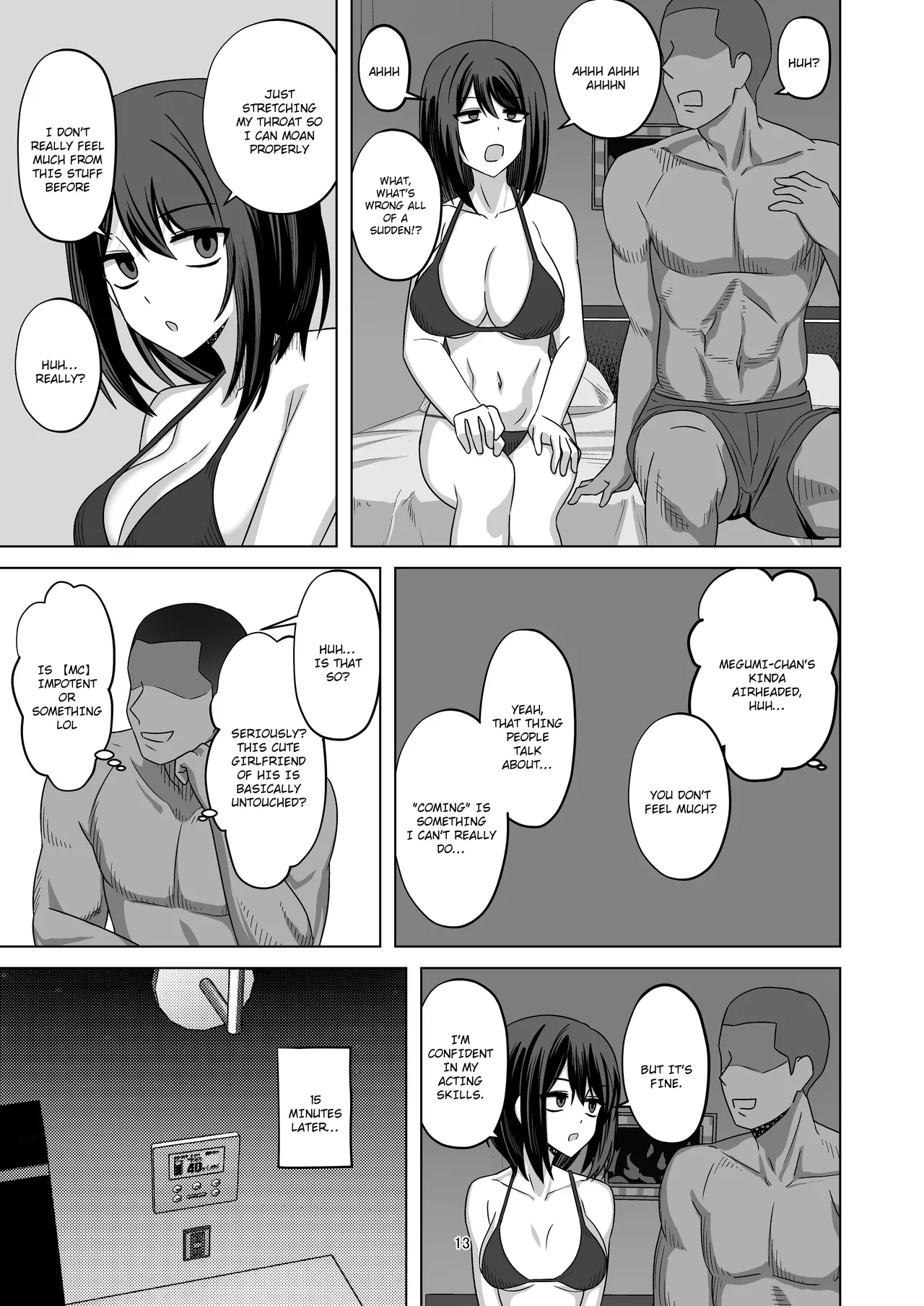 Muhyoujou-kko Netorase Takuran | Poker Faced Girlfriend's Cuckolding and Breeding page 13 original parody - sole female nakadashi hentai manga - read online free