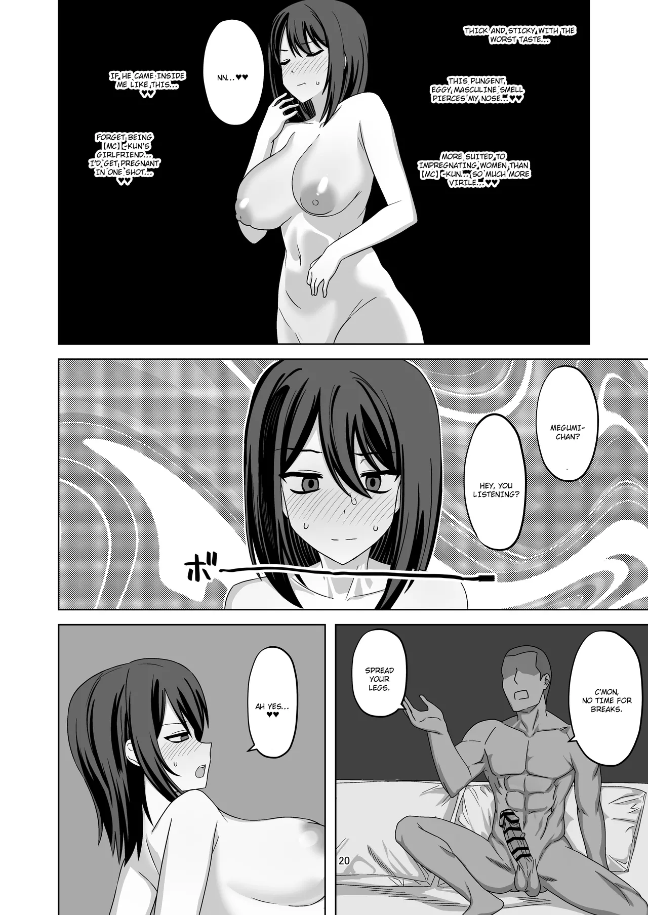 Muhyoujou-kko Netorase Takuran | Poker Faced Girlfriend's Cuckolding and Breeding page 20 original parody - handjob kissing hentai manga - read online free