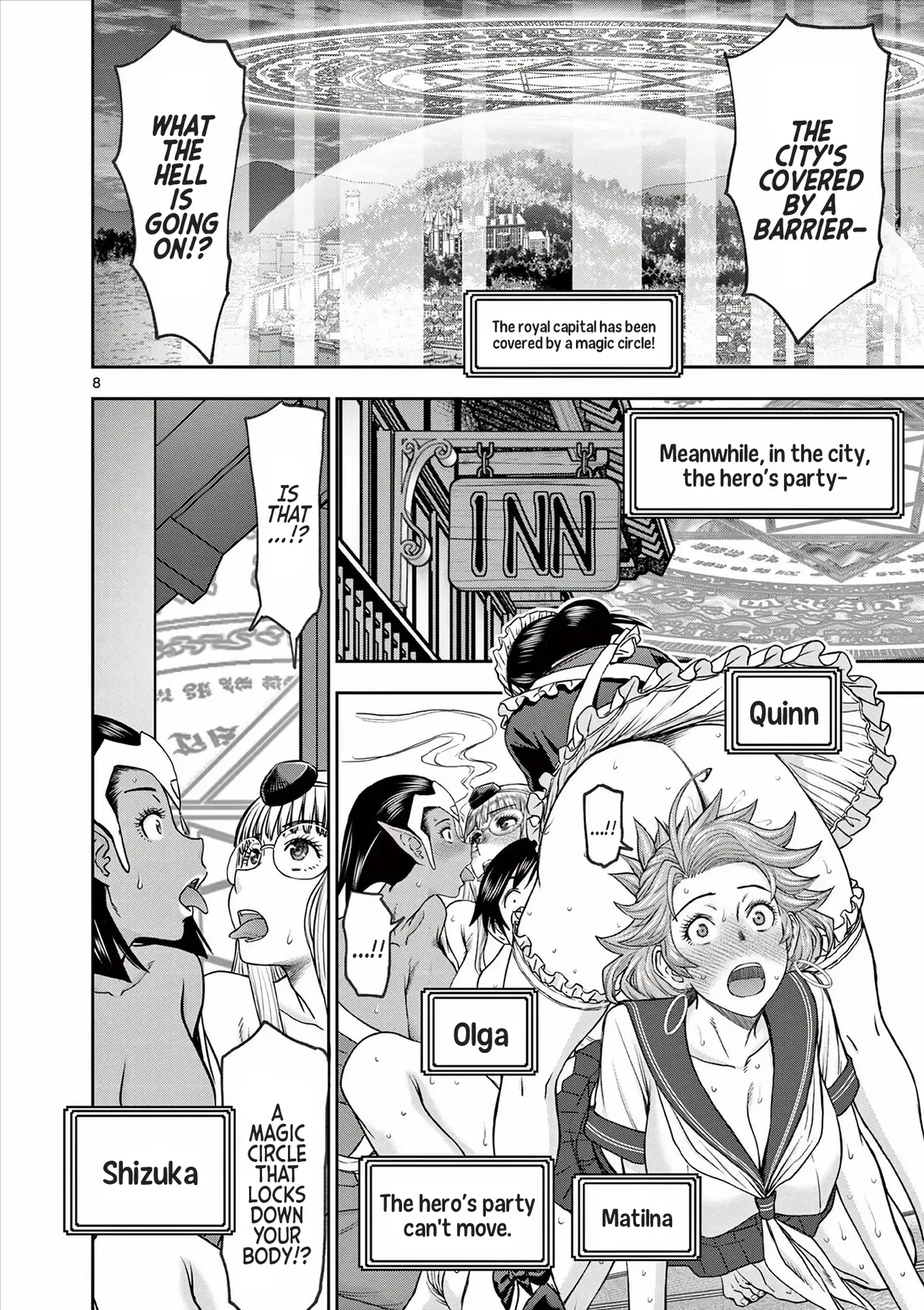 [Ooi Masakazu / Inomaru] Isekai Furin ll ~Michibika Reshi Hitodzuma Tachi to Bukiyo Tensei Yuusha~vol 05 [English] page 28 - full censorship big penis hentai manga - read online free