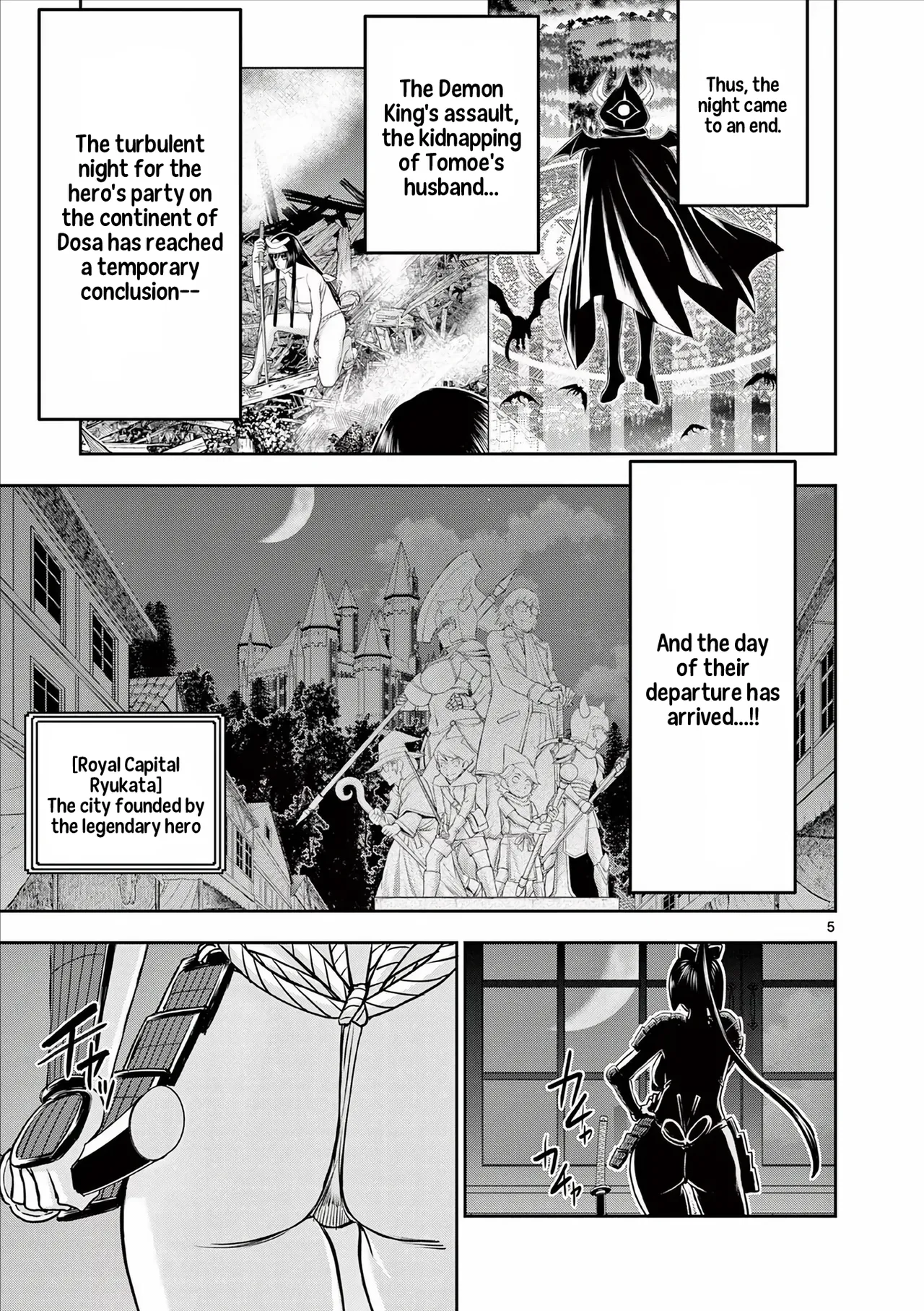 [Ooi Masakazu / Inomaru] Isekai Furin ll ~Michibika Reshi Hitodzuma Tachi to Bukiyo Tensei Yuusha~vol 05 [English] page 98 - full censorship big penis hentai manga - read online free