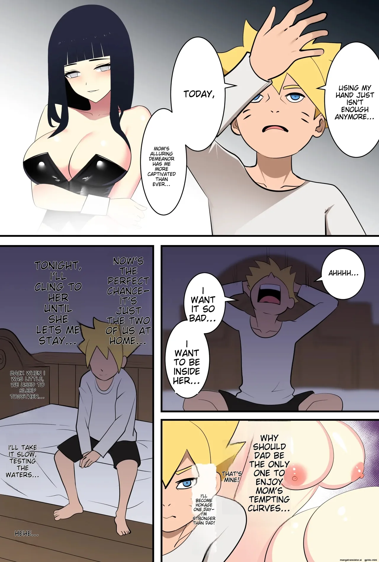 Revenge of the Possession Ninja page 16 featuring boruto uzumaki naruto parody - nakadashi full color hentai manga - read online free