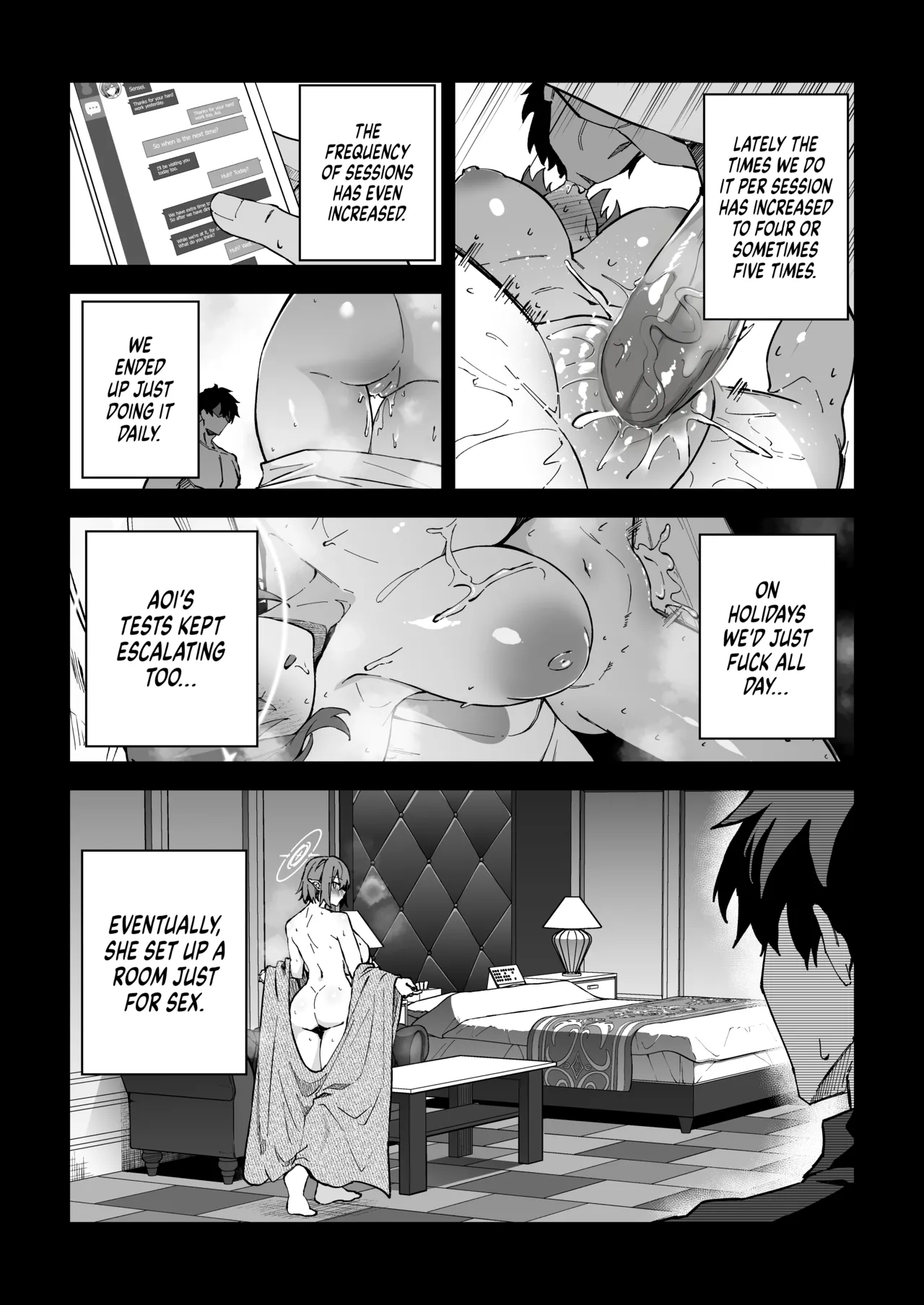 Koushi Kondou Namahame Koubi | Mixing Business with Raw Pleasure page 16 featuring sensei blue archive parody - elf big breasts hentai manga - read online free