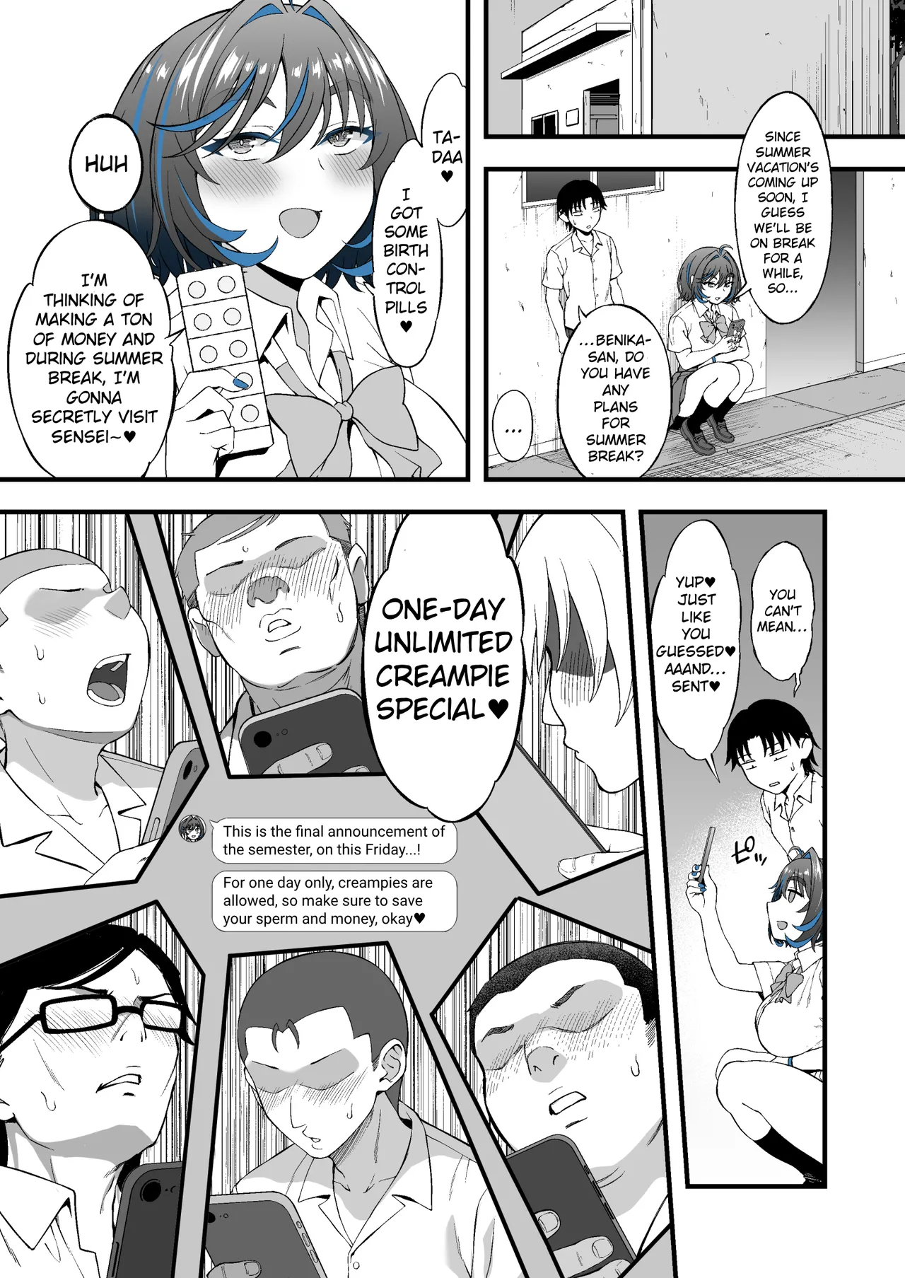 Class no Suki na Gal ga Kousha Ura de En Katsu Shiteita Ken | The Incident Of How The Gyaru I Like From Class Is Doing Compansated Dating Behind The School page 28 original parody - sole female nakadashi hentai manga - read online free