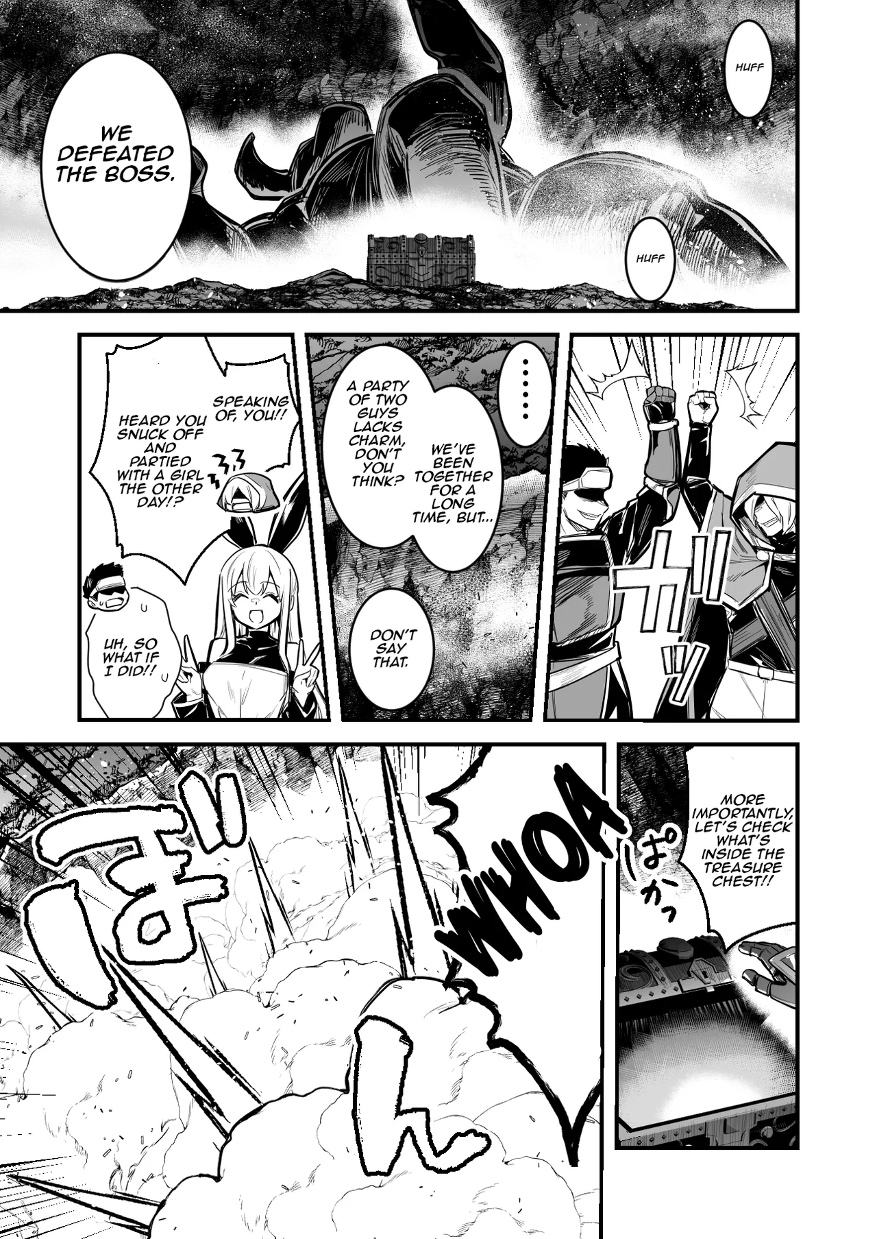 A Male Adventurer Caught in a TS Trap in a Dungeon and Gives Birth - Page 1