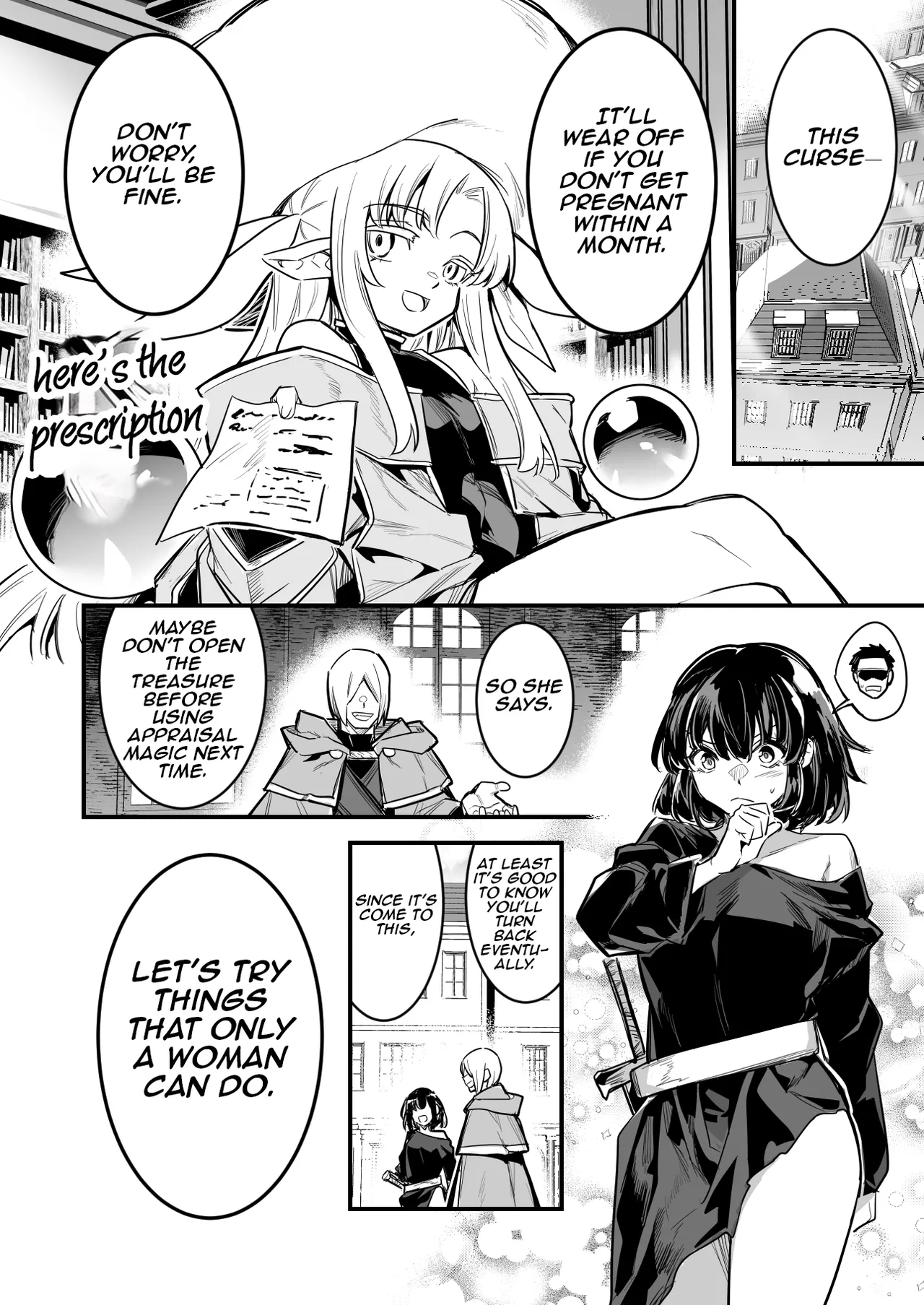 A Male Adventurer Caught in a TS Trap in a Dungeon and Gives Birth - Page 2