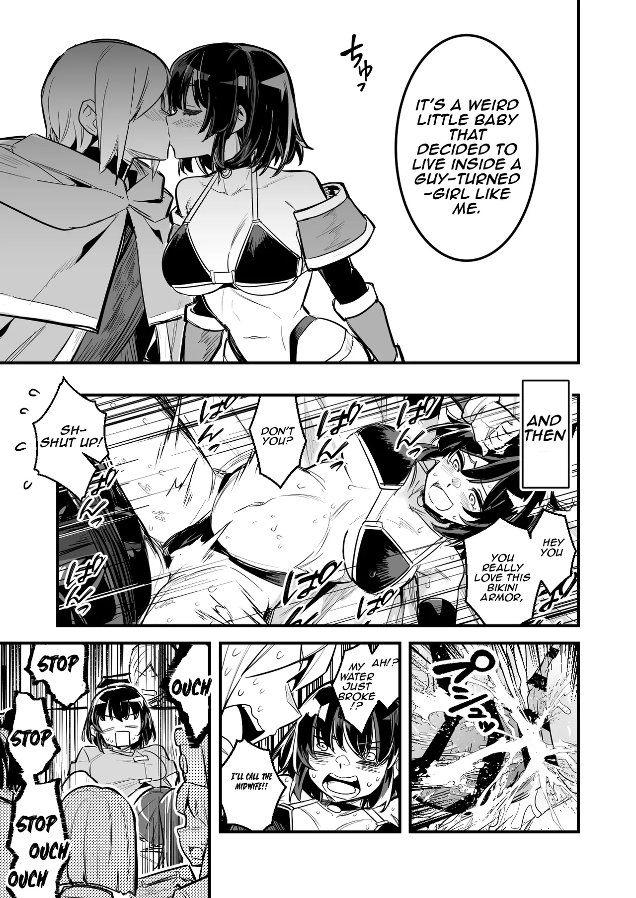 A Male Adventurer Caught in a TS Trap in a Dungeon and Gives Birth - Page 7