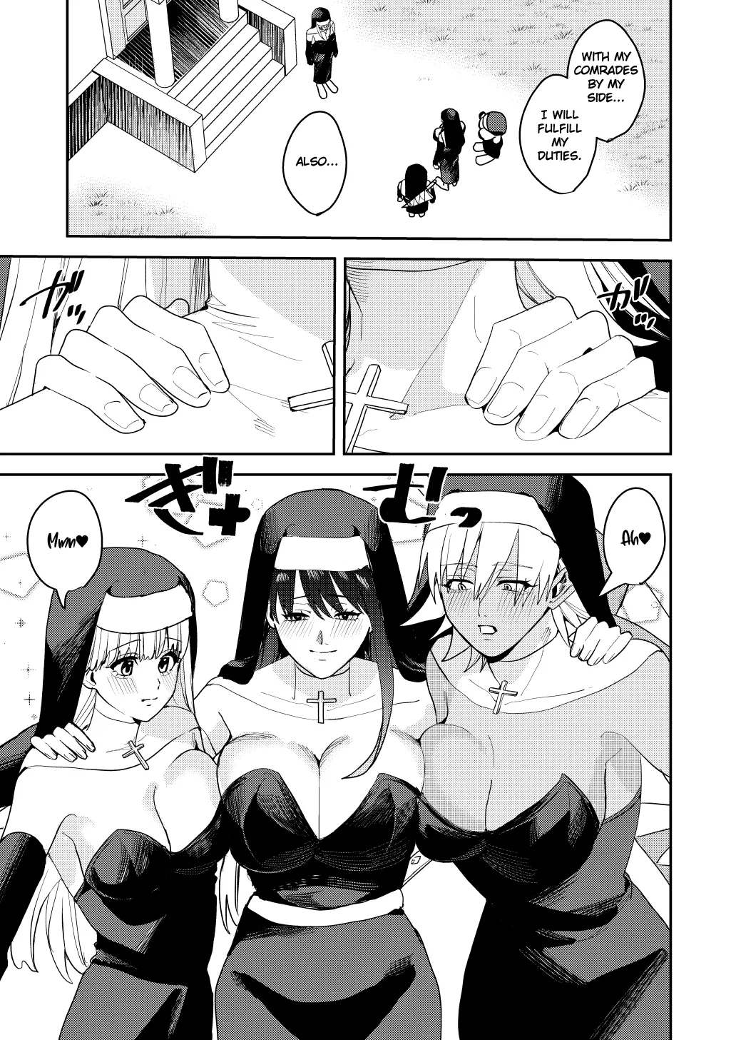 Yuusha Party Ero Shuukyou ni Ochiru | The Hero Party Falls to an Erotic Cult page 30 original parody - sole male gloves hentai manga - read online free