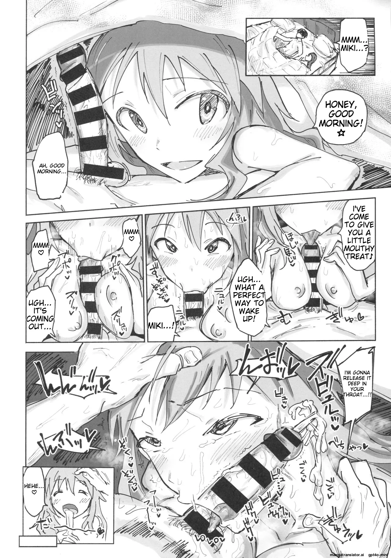 (C91) [Gamenhaji (Noji)] Miki to Iori to Tanetsuke Shouryokou 2-haku 3-kka (THE iDOLM@STER) [English] page 10 featuring miki hoshii the idolmaster parody - impregnation watermarked hentai manga - read online free