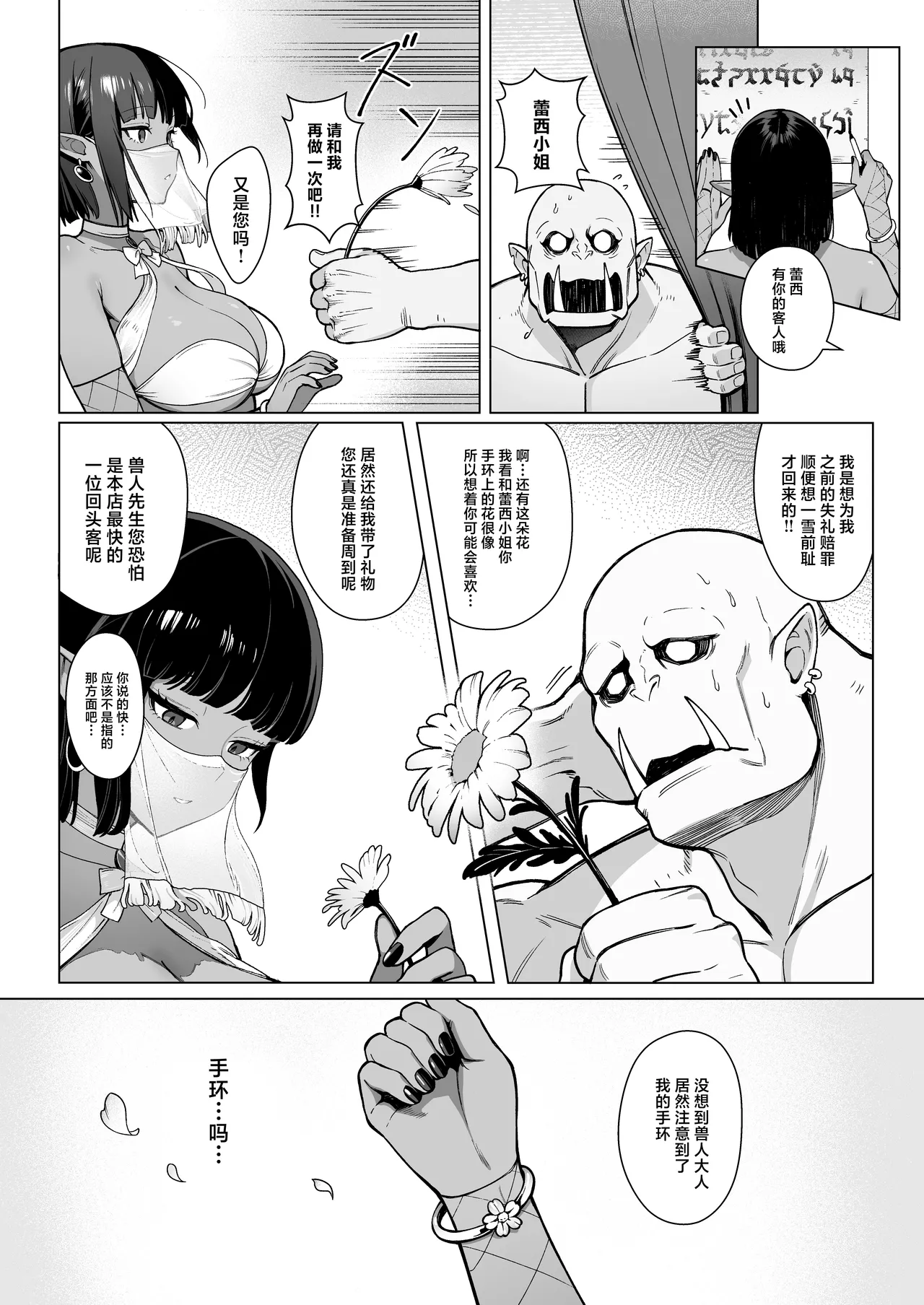 [Master of Tea & Chaos Studio (Sencha Bashira, Mugicha Bashira)] Yosei Shoukan 3-goushitsu Lacy ~Kasshoku Hada Elf o Shimei Shita Dotei Orc~ 1 [Chinese] page 27 original parody - sole female sole male hentai manga - read online free