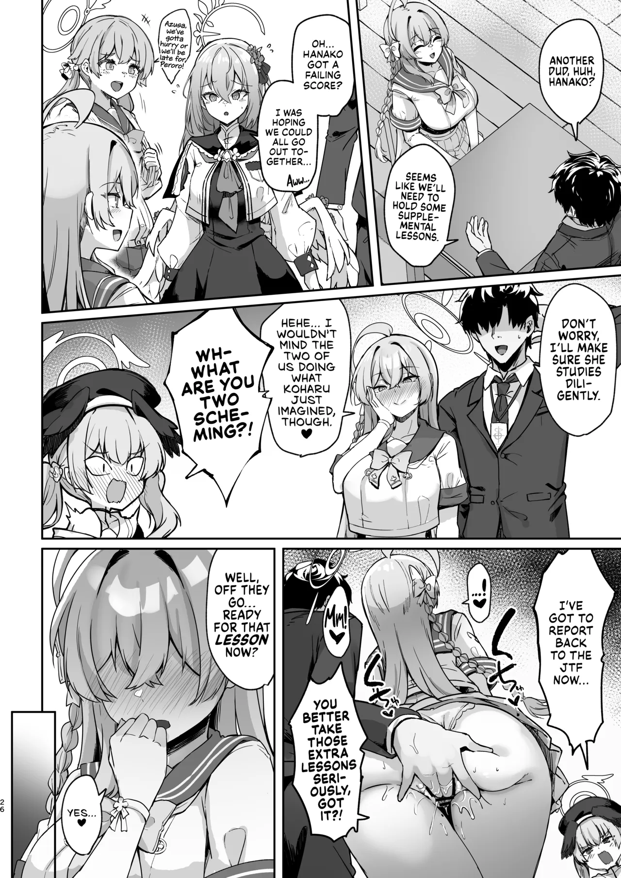 Urawa no Hanazono | Hanako's Secret Garden page 25 featuring hanako urawa blue archive parody - sole female sole male hentai manga - read online free