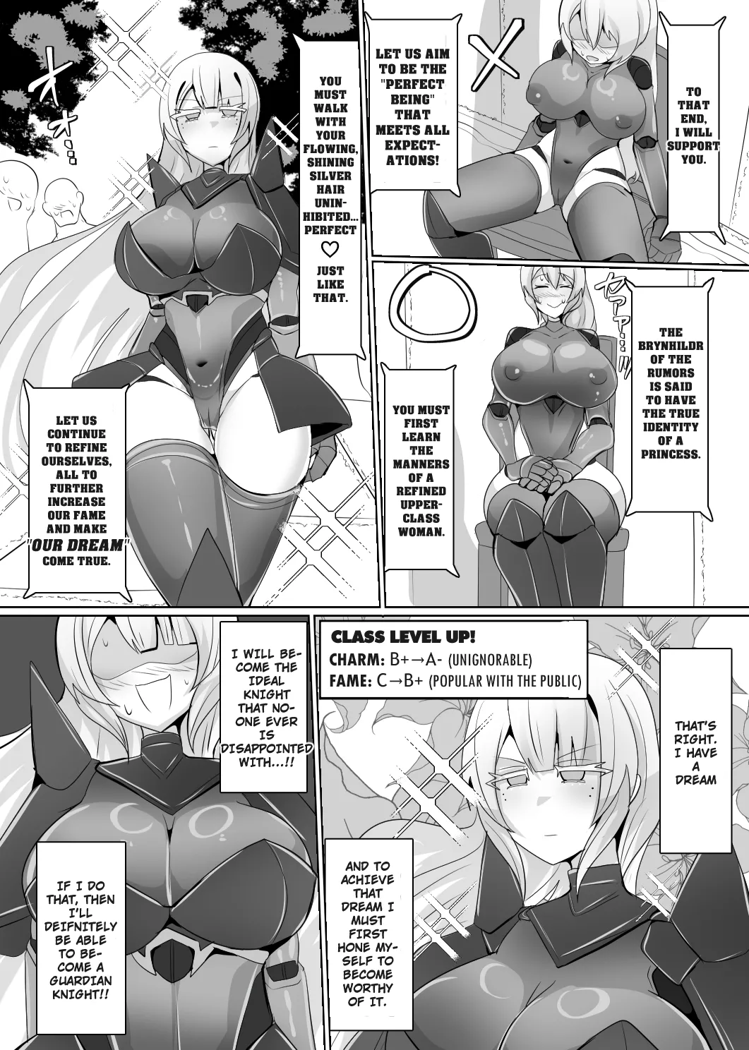 The House of Evil Class Change 6 Phantom Knight page 12 original parody - thigh high boots yuri hentai manga - read online free