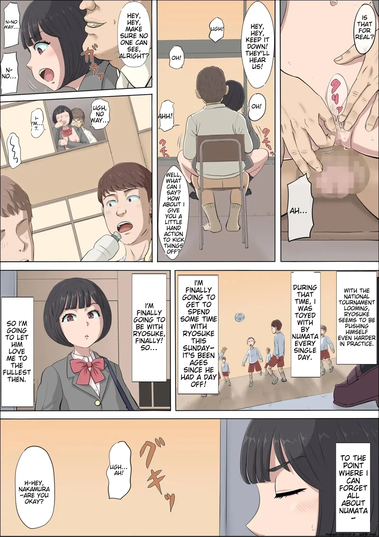 [Cotton House] Mahiru to Numata ~Wana ni Hamerareta Kanojo~ 2 | Mahiru and Numata ~The Girl Who Fell into a Trap~  [English] page 15 original parody - nakadashi full color hentai manga - read online free