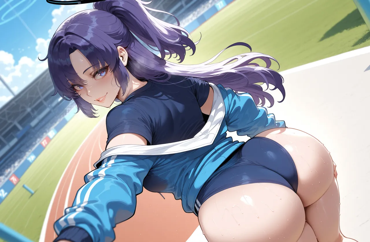 [Miyu Ai] Hayase Yuuka (Track): After Practice [Ai Generated] page 12 featuring yuuka hayase blue archive parody - kissing big breasts hentai manga - read online free