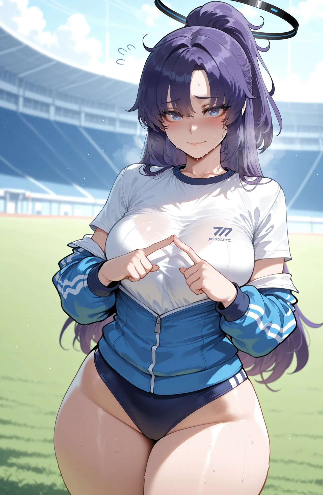 [Miyu Ai] Hayase Yuuka (Track): After Practice [Ai Generated] page 174 featuring yuuka hayase blue archive parody - sole female sole male hentai manga - read online free