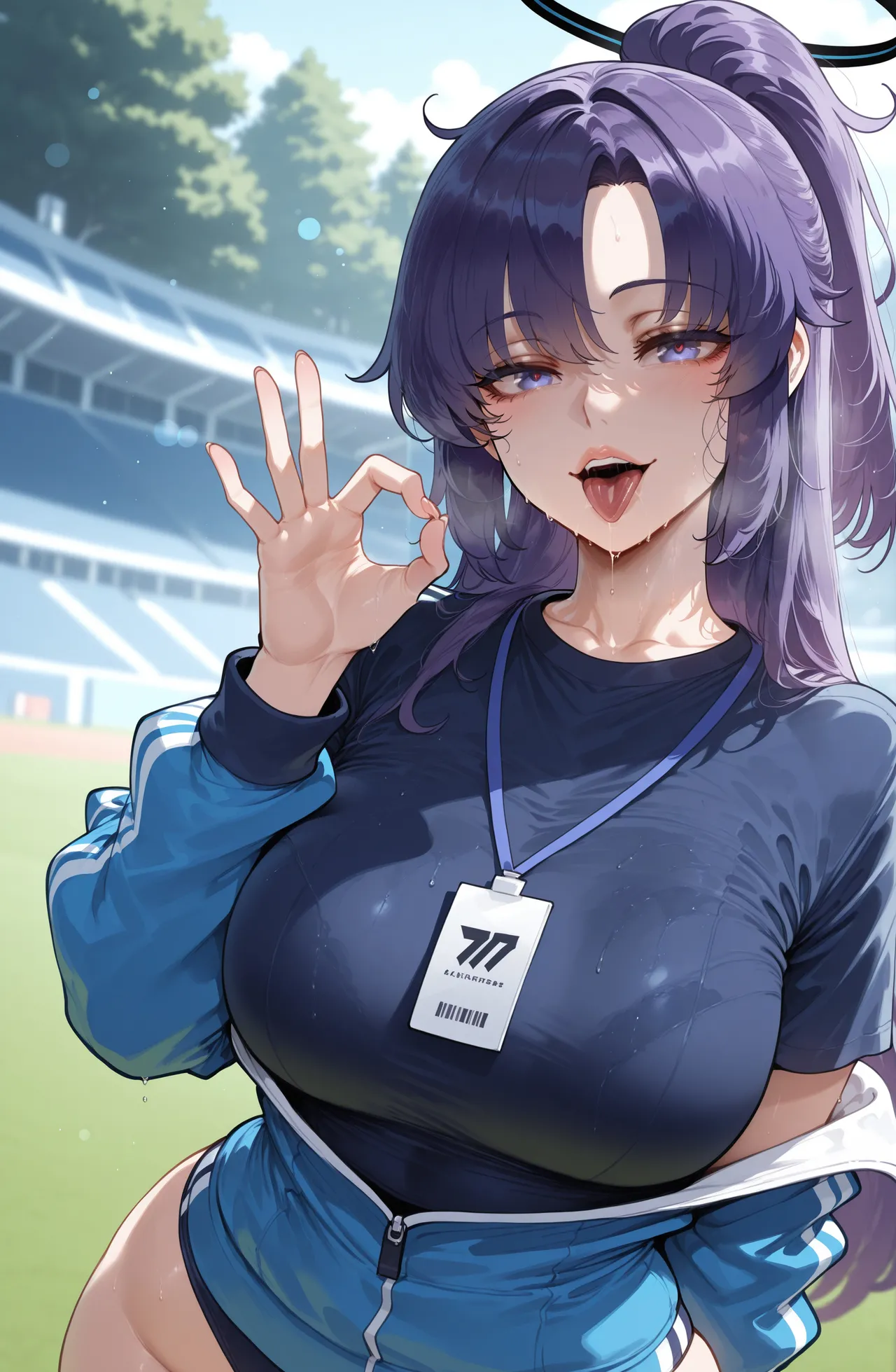 [Miyu Ai] Hayase Yuuka (Track): After Practice [Ai Generated] page 47 featuring yuuka hayase blue archive parody - kissing big breasts hentai manga - read online free