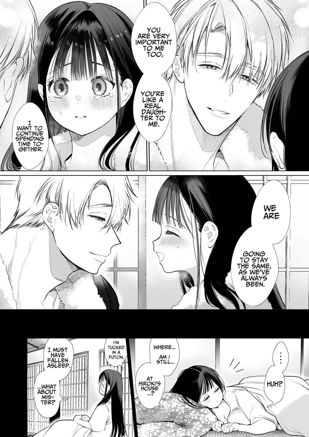 [Yatomomin (Yamamoto Tomomitsu)] Nao-chan NTR ~Suki ni Natta Hito wa, Osananajimi no Otou-san Deshita.~ | Nao-chan NTR - The Person I Fell in Love with was my Childhood friend's Father.~ [English] page 19 original parody - sole female sole male hentai manga - read online free