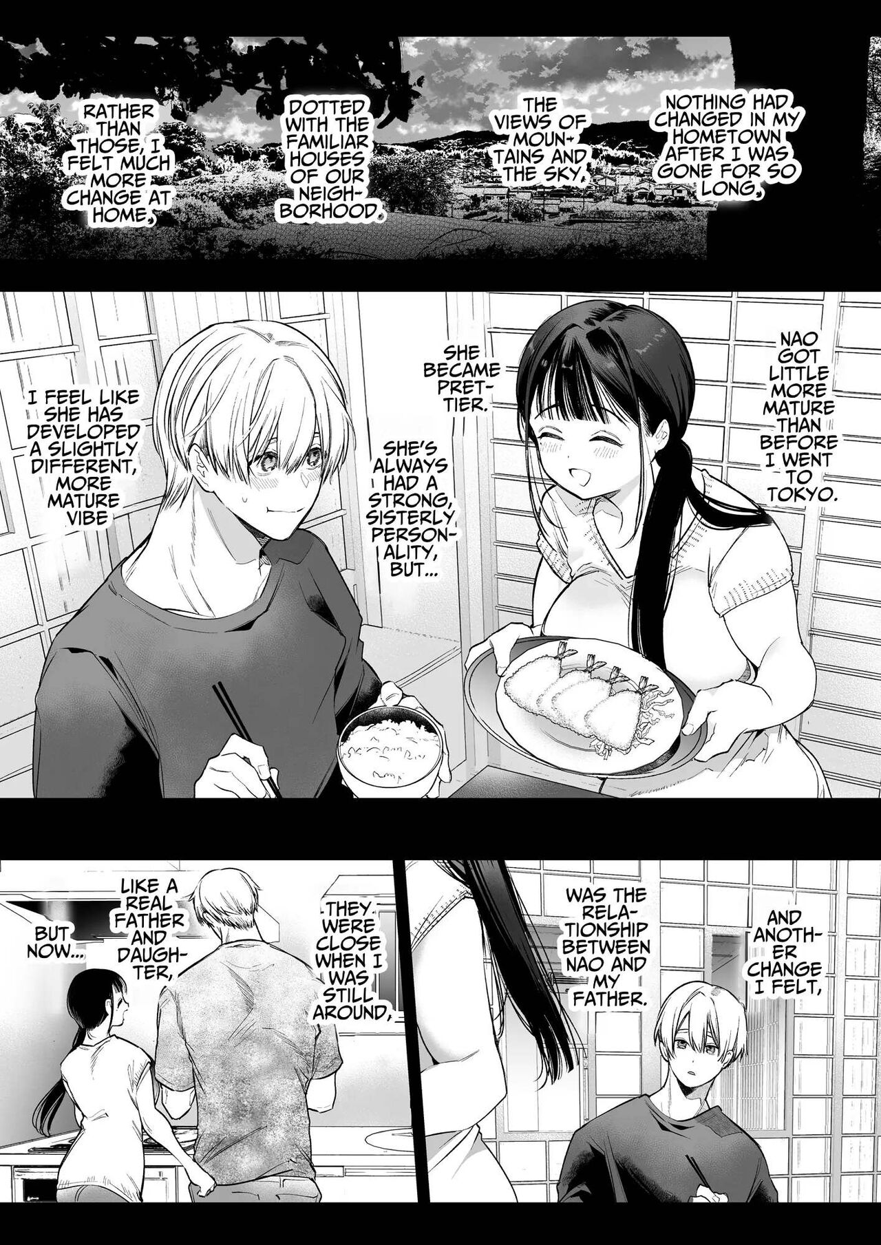 [Yatomomin (Yamamoto Tomomitsu)] Nao-chan NTR ~Suki ni Natta Hito wa, Osananajimi no Otou-san Deshita.~ | Nao-chan NTR - The Person I Fell in Love with was my Childhood friend's Father.~ [English] page 70 original parody - kissing cunnilingus hentai manga - read online free