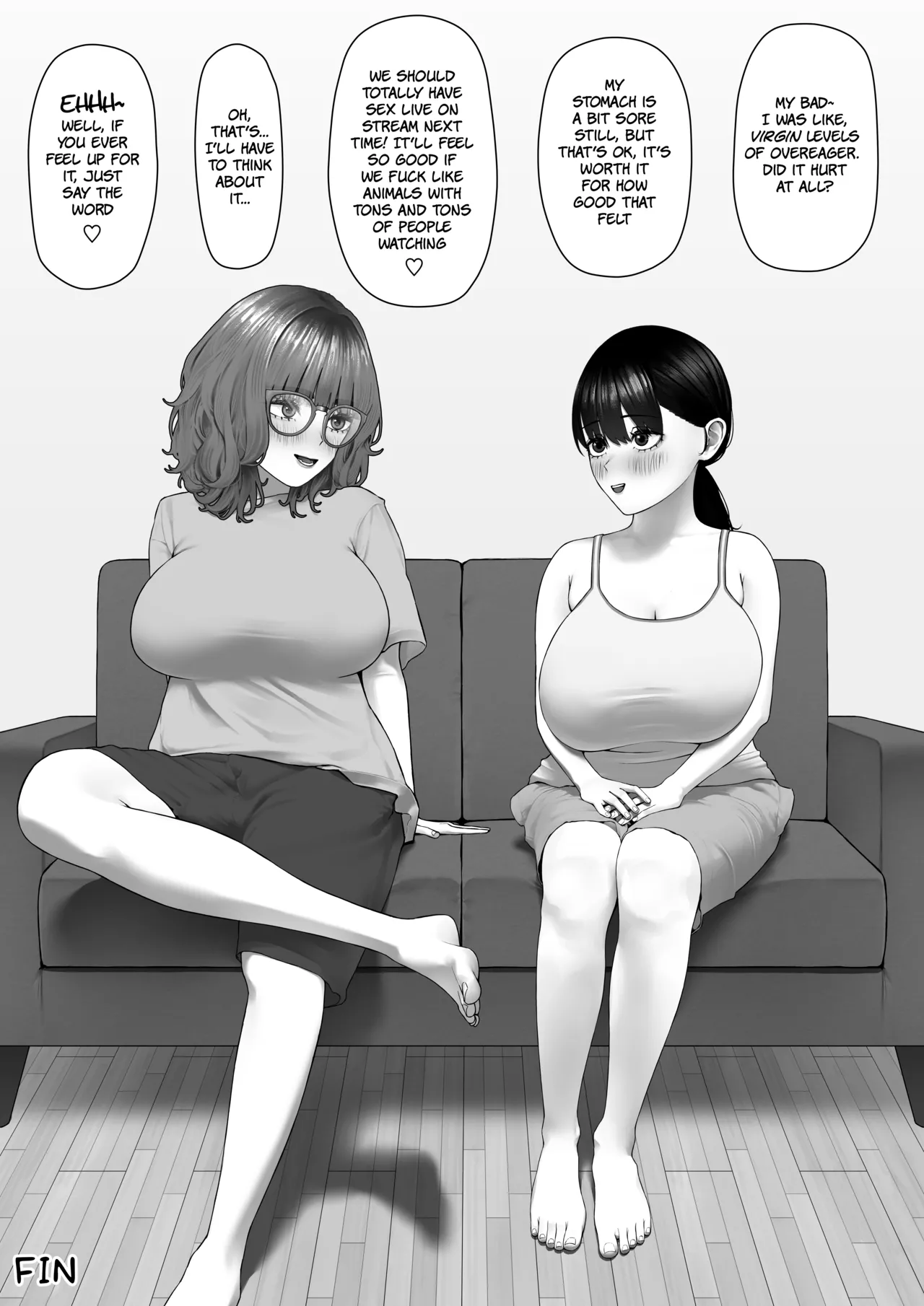 30cm Chou Tsuyotsuyo Futanari Chinpo o Semen ga Karerukurai Manzoku Saserareru kana? page 40 original parody - futanari big breasts hentai manga - read online free