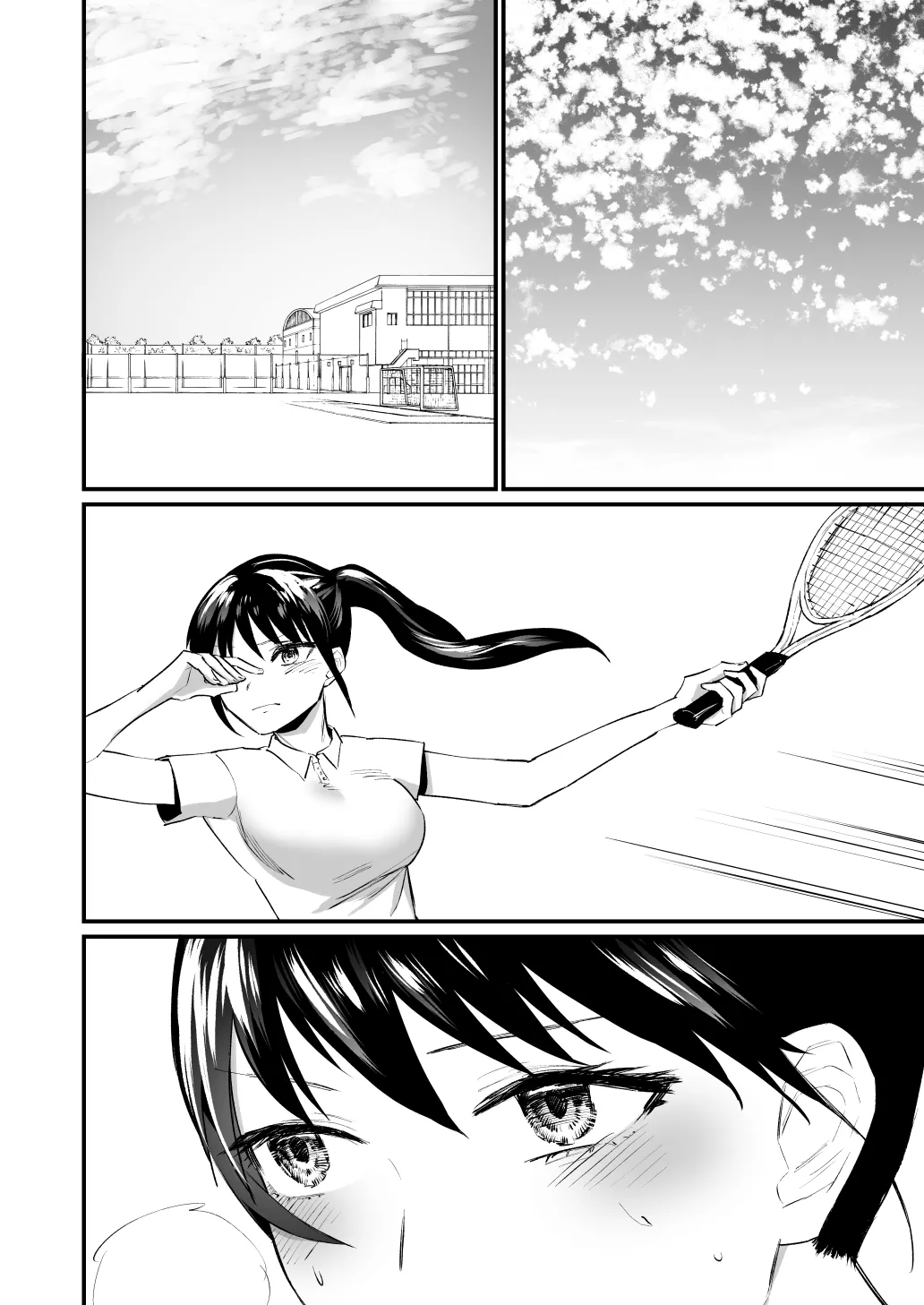 Kareshi ga Itsumadetattemo Te o Dashite Kurenai Tennis-bu Joshi page 35 original parody - sole female muscle hentai manga - read online free