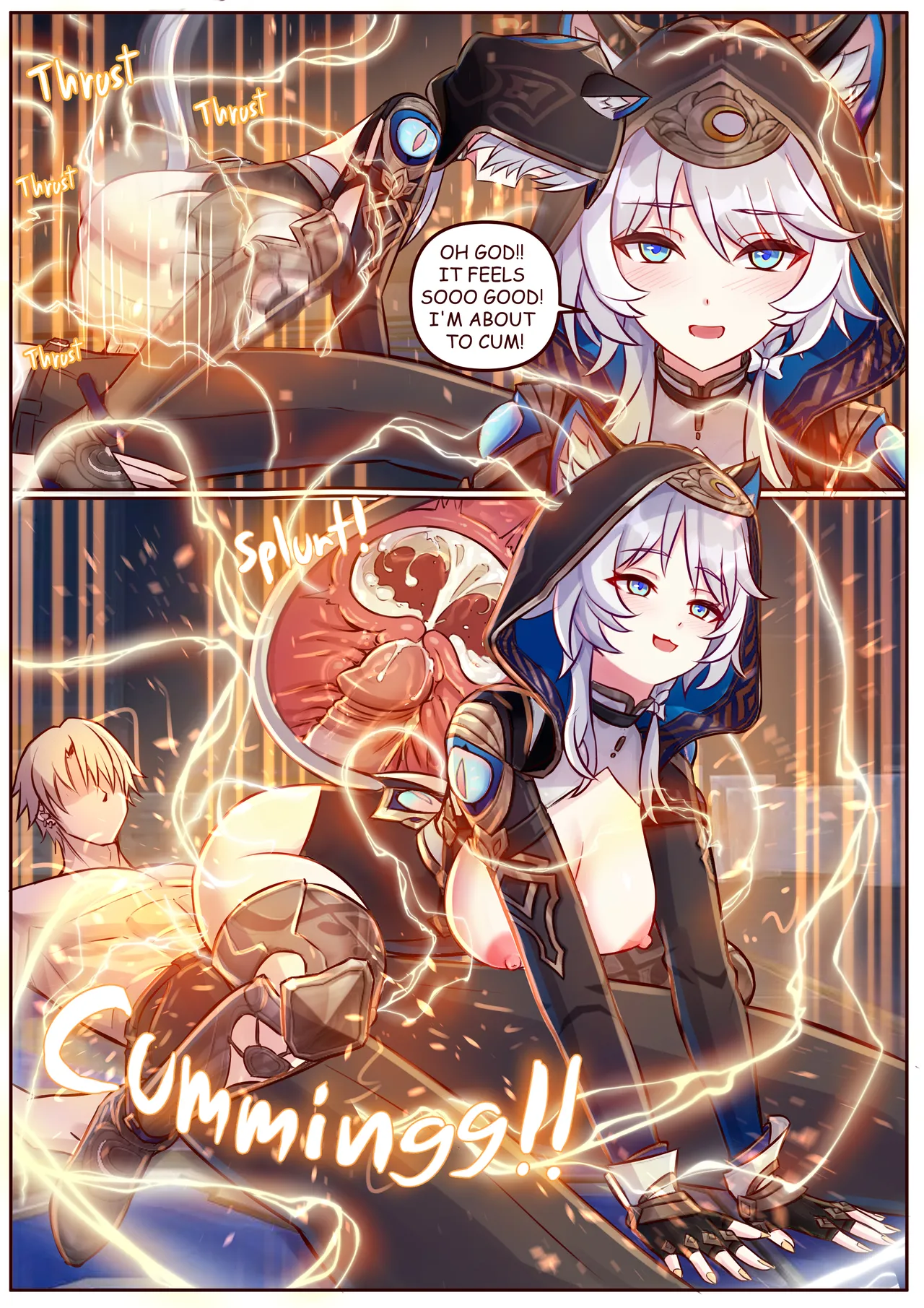 Cipher page 17 featuring cipher honkai star rail parody - business suit big breasts hentai manga - read online free