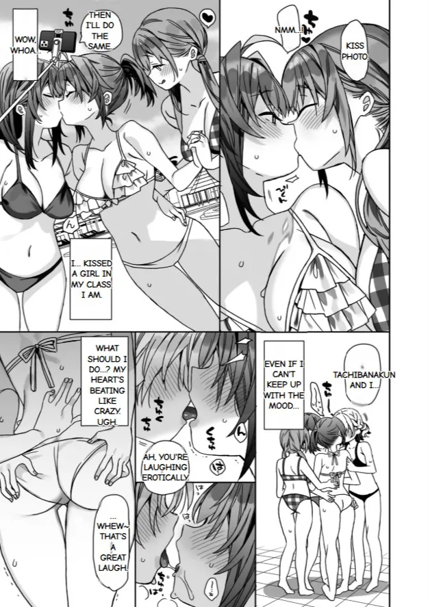 Nyotaika Shita Ore no Tadareta Gakusei Seikatsu IF page 12 original parody - swimsuit bikini hentai manga - read online free