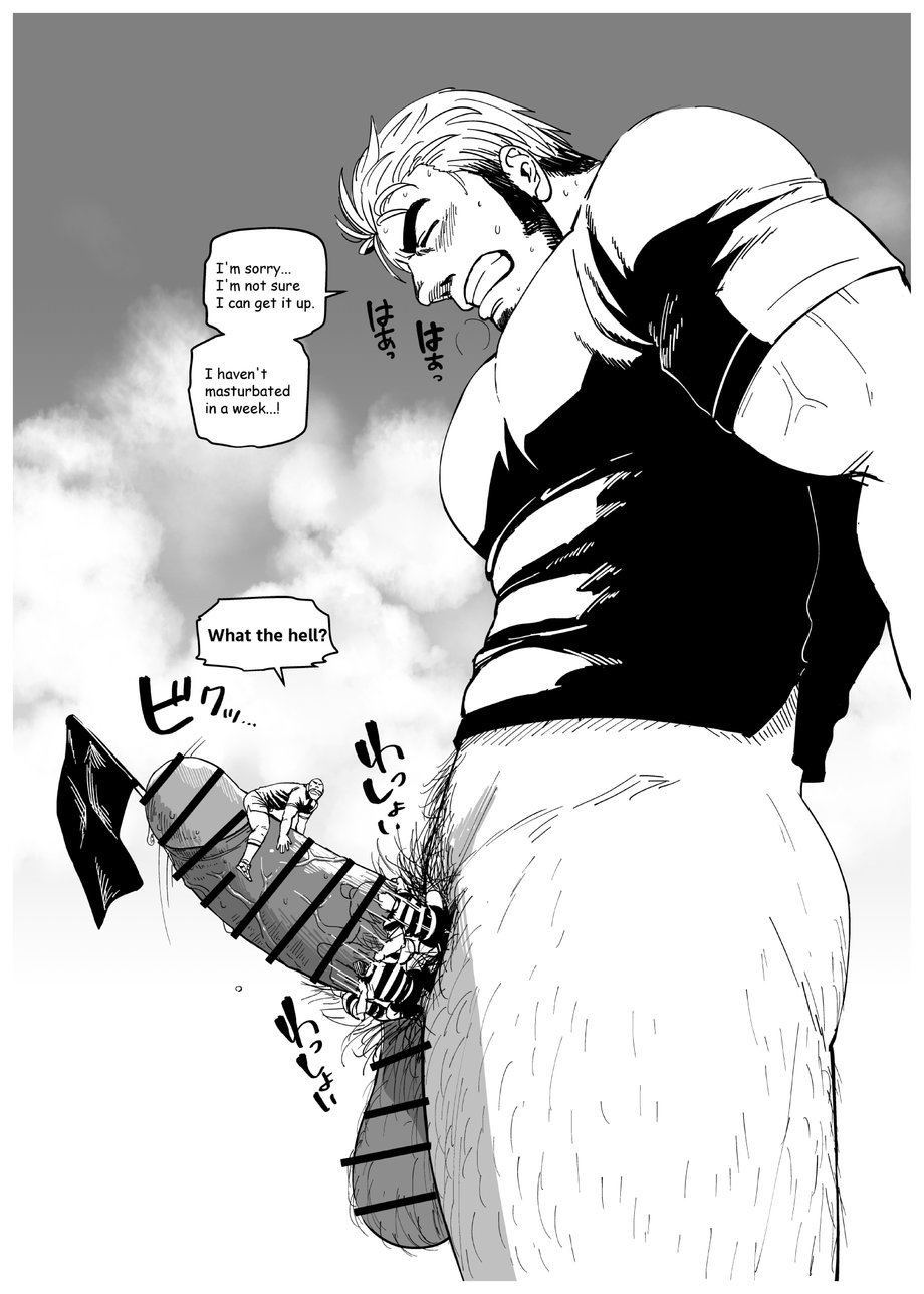 Chijimetaro チヂメタロウ (Gakuranman 学ラン) – Giant Flag! page 18 original parody - big penis hairy hentai manga - read online free