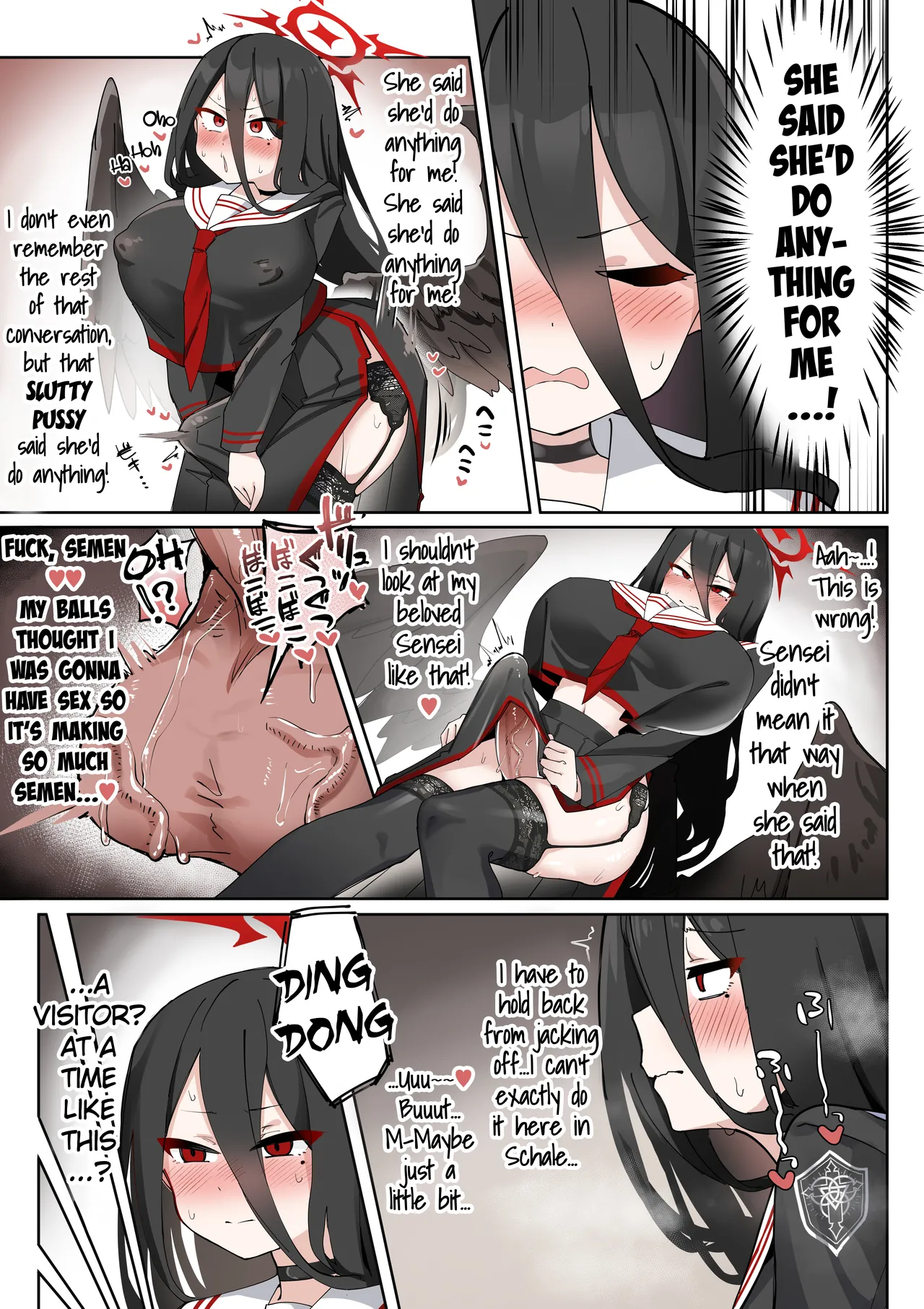 [Zea Lark] Futanari Hasumi-san vs Muttsuri Maso Mesu Ako-chan Manga (Blue Archive) [English] page 10 featuring hasumi hanekawa blue archive parody - nakadashi full color hentai manga - read online free