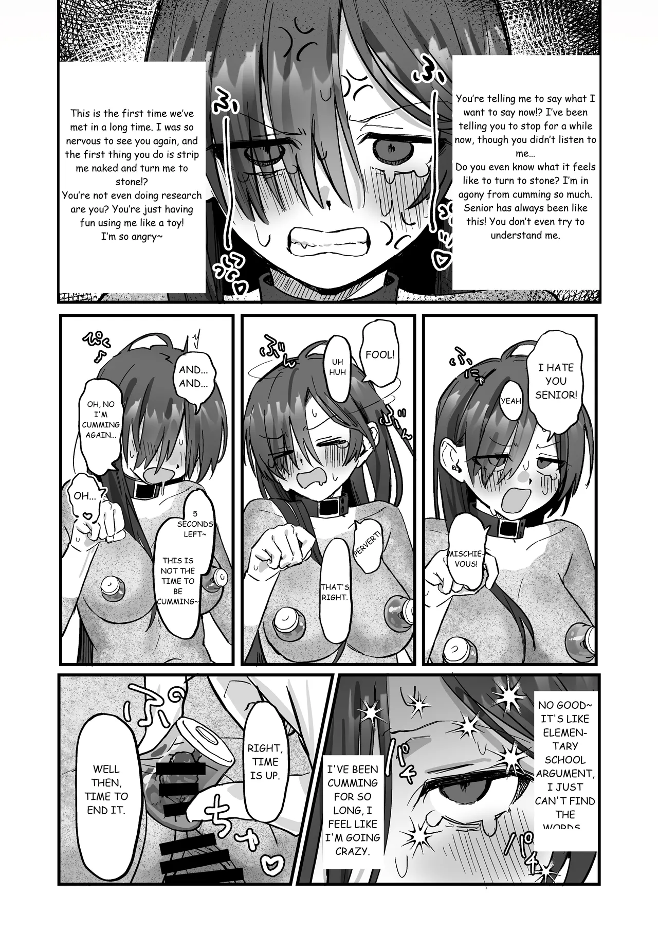 Shinjin Kenshuu de Kairaku Sekika Zeme... desu ka!? | Pleasure Petrification Torture During New Employee Training...!? page 26 original parody - rough translation yuri hentai manga - read online free