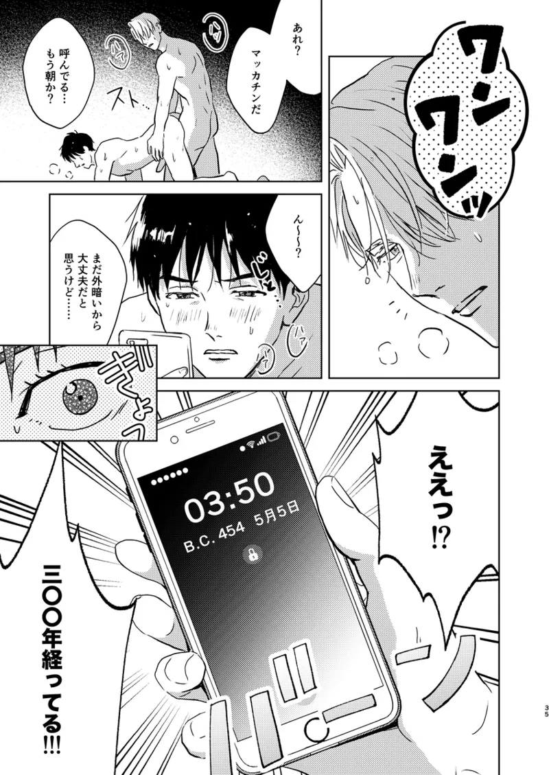 Anko ga deka ku te nani ga warui page 34 featuring victor nikiforov yuri on ice parody - yaoi males only hentai manga - read online free