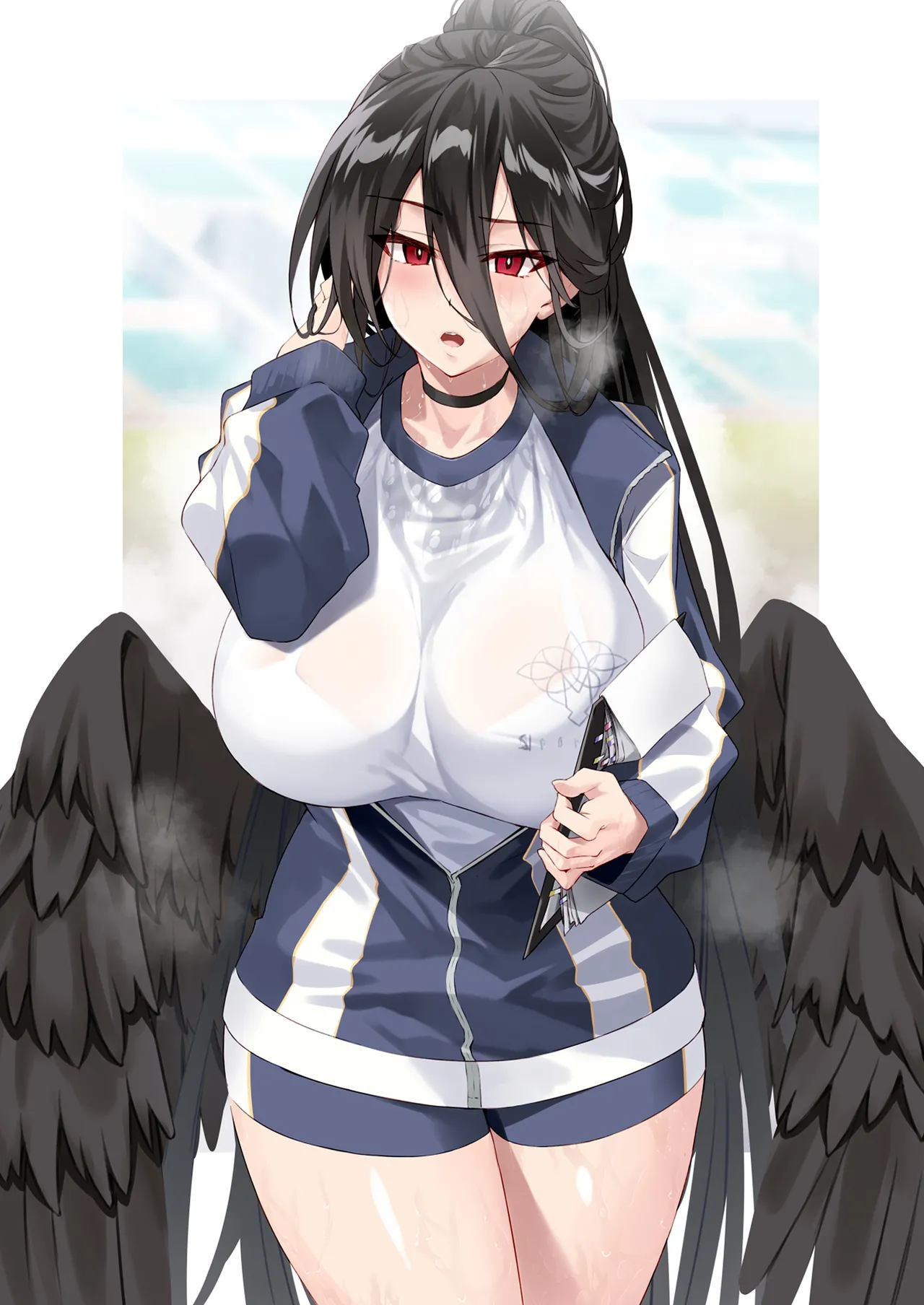 [Syunichi Kansuu (Syunichi)] Seito-tachi to Nakayoku H suru Hon ~BluArch Soushuuhen~  | 和学生们一起亲密爱爱的本 (Blue Archive) [Chinese] [白杨汉化组] [Digital] page 198 featuring karin kakudate blue archive parody - swimsuit big penis hentai manga - read online free