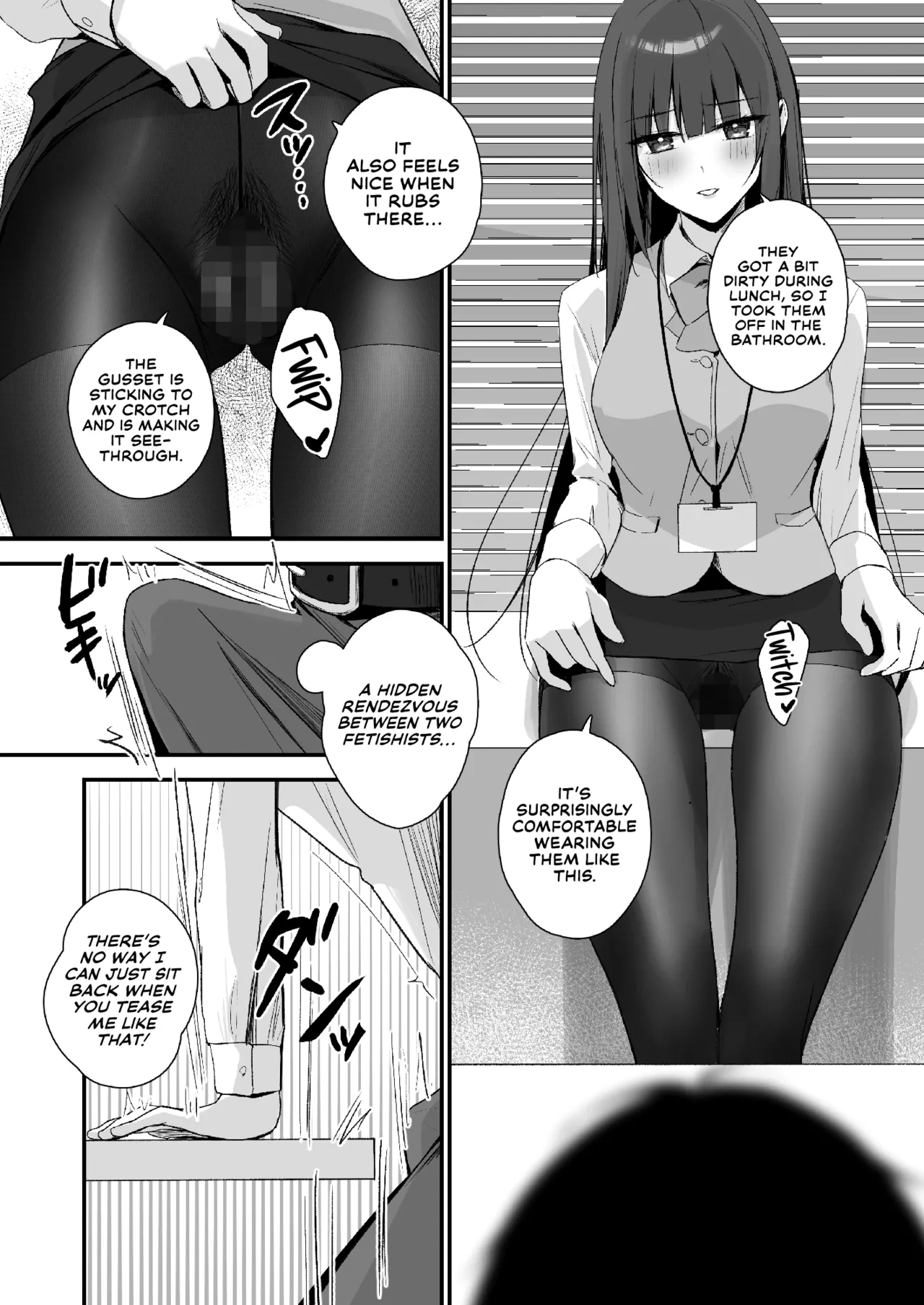 PanSto Fetish demo Ii desu ka...? | Would You Like Me Even if I Had a Pantyhose Fetish…? page 14 original parody - business suit unusual pupils hentai manga - read online free