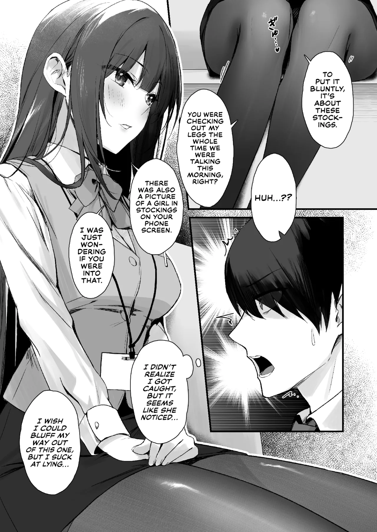 PanSto Fetish demo Ii desu ka...? | Would You Like Me Even if I Had a Pantyhose Fetish…? page 9 original parody - business suit unusual pupils hentai manga - read online free