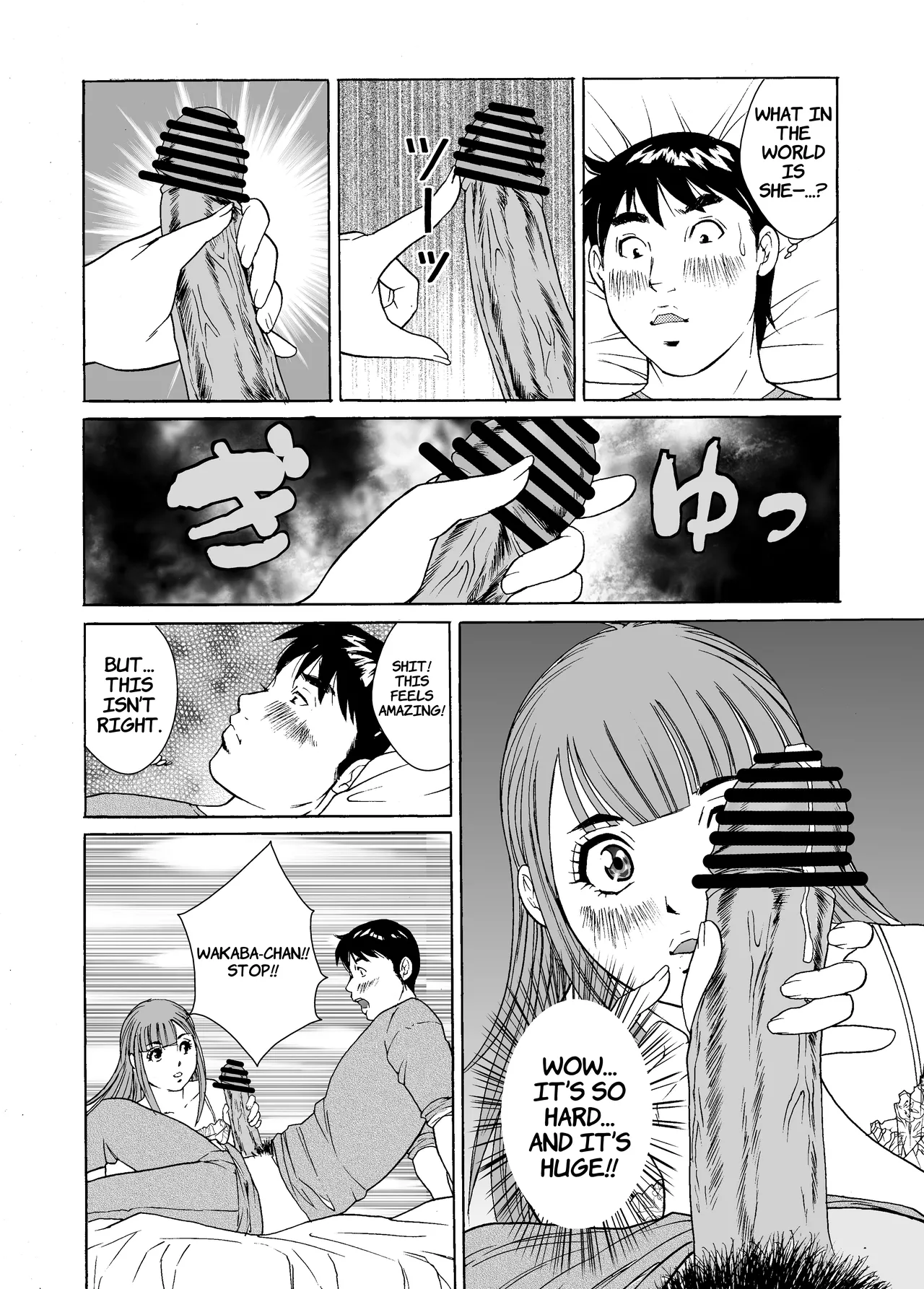 Otokonoko Wakaba-chan page 14 original parody - sole male blowjob hentai manga - read online free