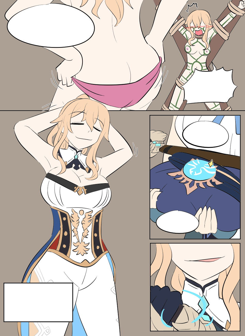 Genshin TSF: Imposter page 48 featuring jean gunnhildr genshin impact parody - transformation bondage hentai manga - read online free