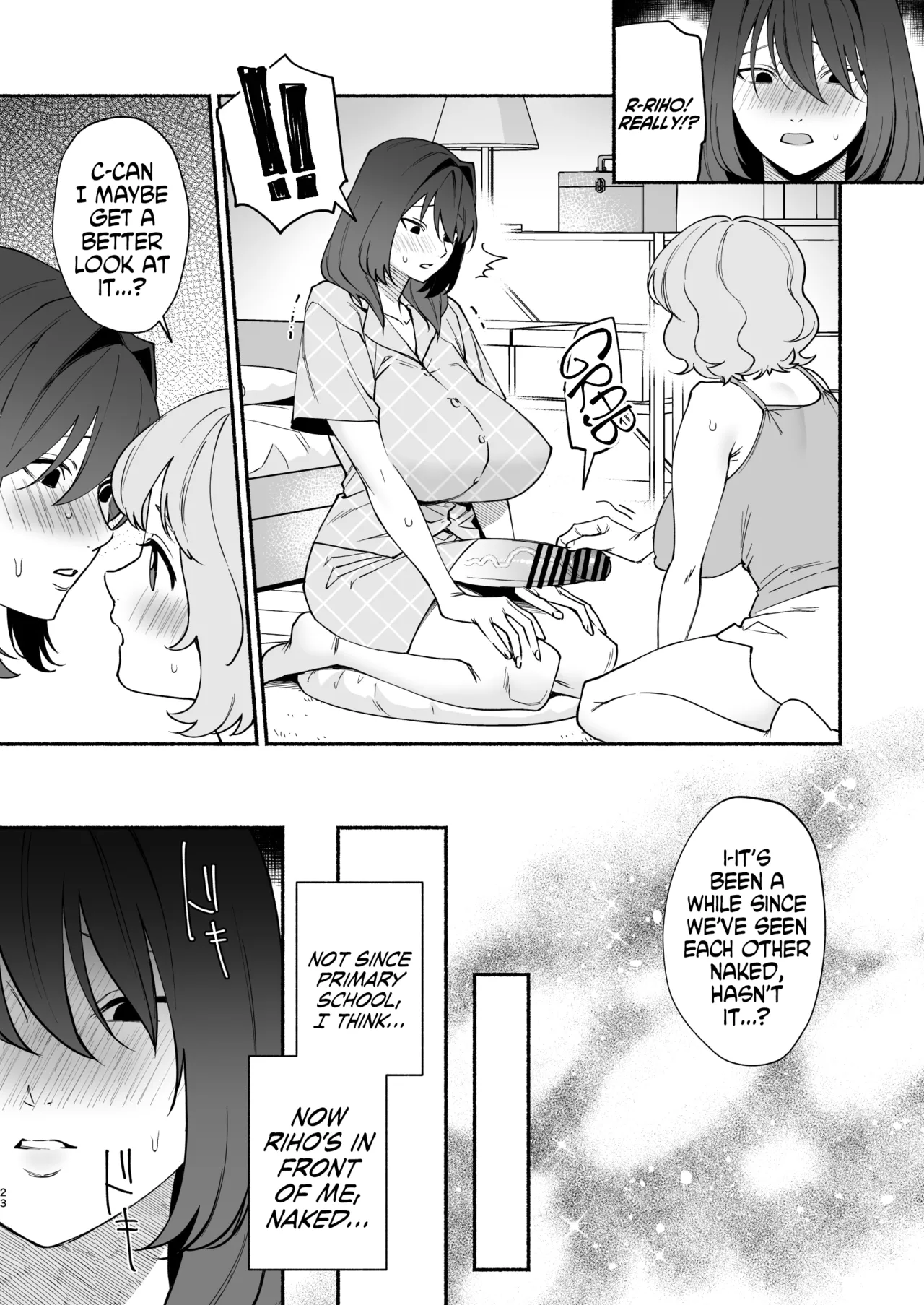 Muchimuchi Osananajimi to Ryouomoi Dokusen Sex | Monopolizing My Childhood Friend And Having Loving Sex page 22 original parody - kissing big breasts hentai manga - read online free