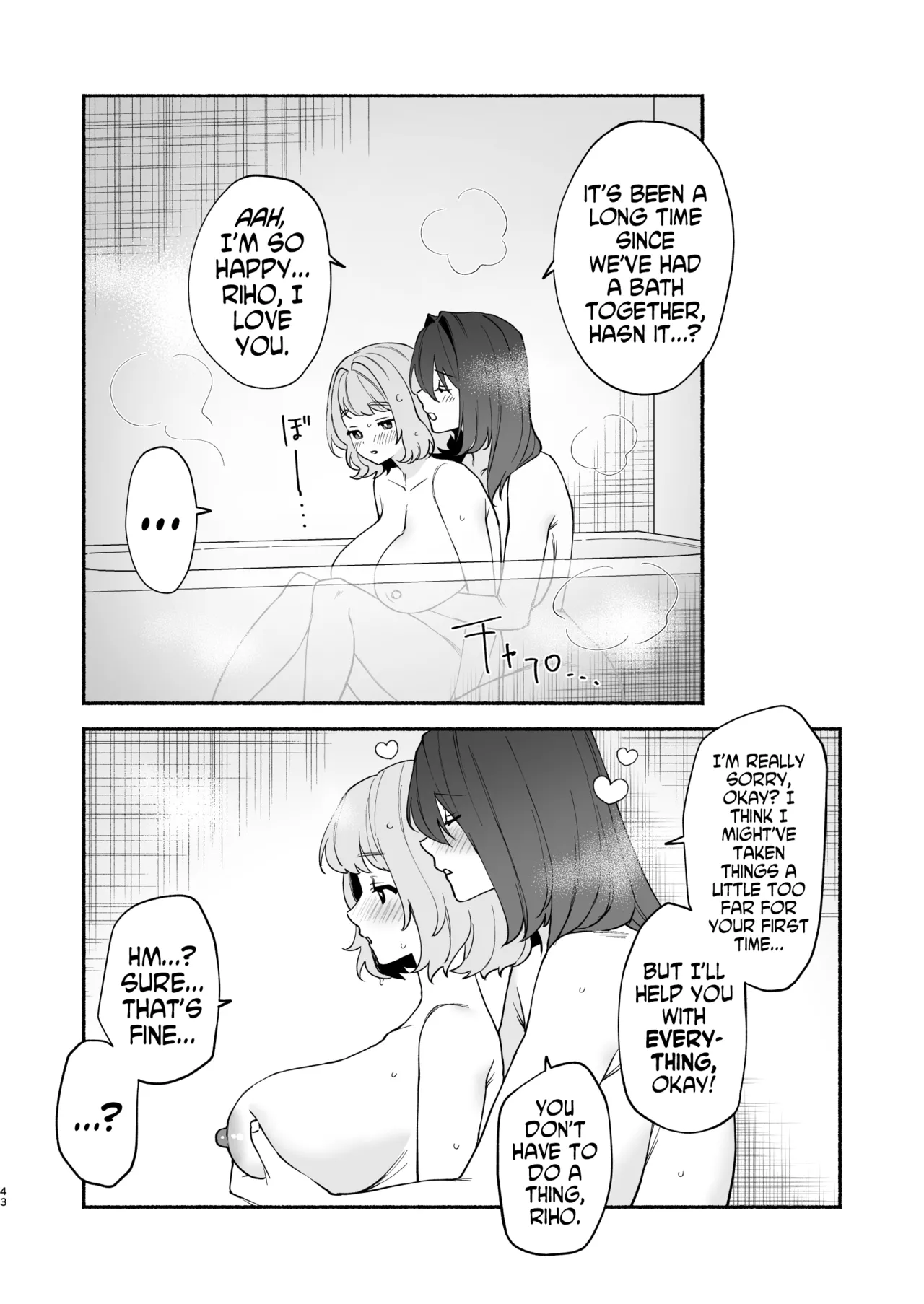 Muchimuchi Osananajimi to Ryouomoi Dokusen Sex | Monopolizing My Childhood Friend And Having Loving Sex page 42 original parody - kissing big breasts hentai manga - read online free