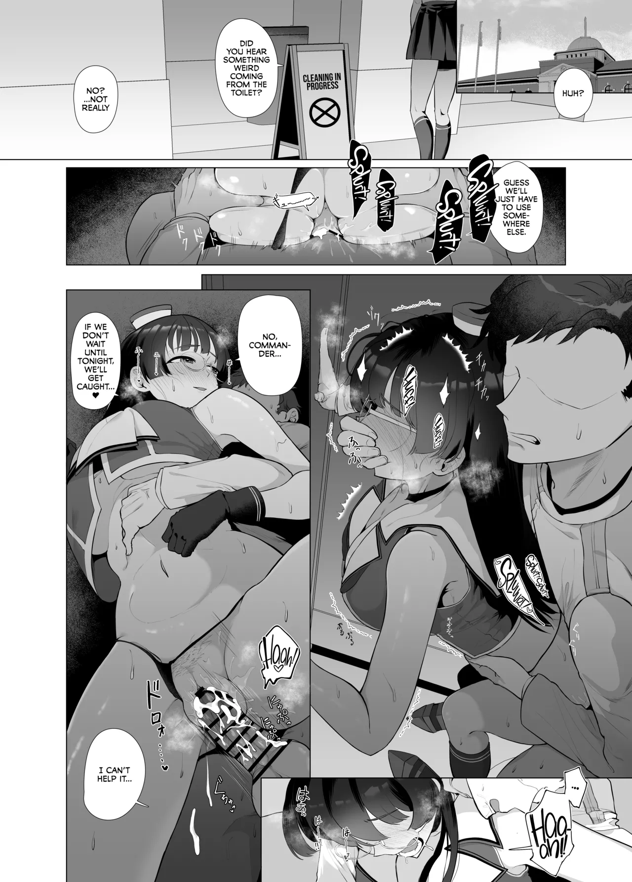 Watashi ga Kowareta Hi ~Chokai ga Teitoku to Ninshinsuru page 21 featuring choukai kantai collection parody - big breasts glasses hentai manga - read online free