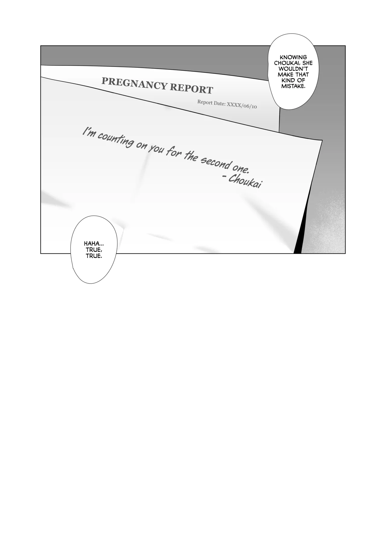 Watashi ga Kowareta Hi ~Chokai ga Teitoku to Ninshinsuru page 45 featuring choukai kantai collection parody - sole female sole male hentai manga - read online free