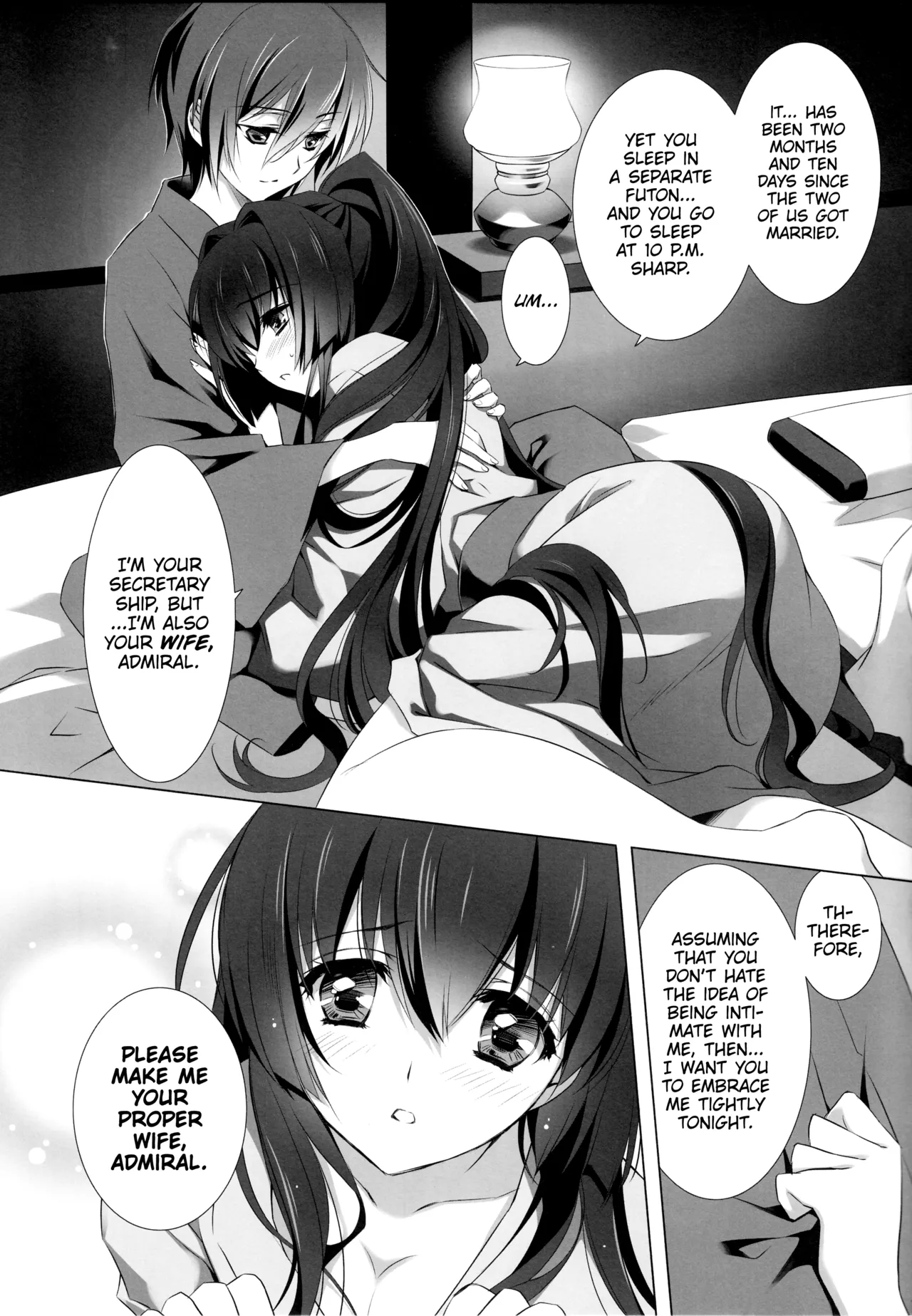Oyome-san ni Shite Kudasai｜Please Make Me Your Wife page 15 featuring yamato kantai collection parody - sole female sole male hentai manga - read online free
