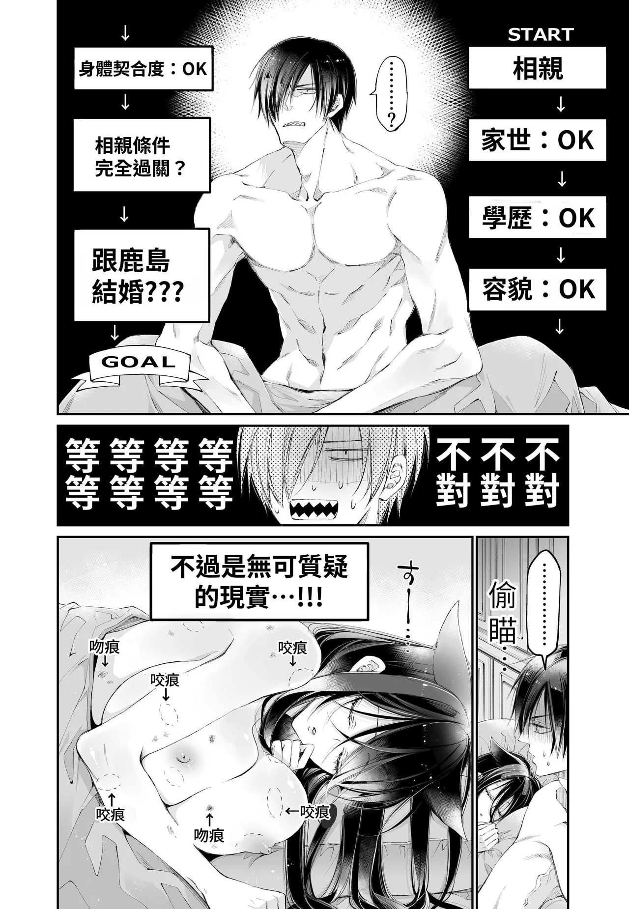 [MOMO (MOMO)] Tertiary Trans Strange*Jinsei make-shirazu no ore ga yuiitsu katenakatta aite to 10-nen-go ni saikai shite miai (1-kagetsu dōsei) suru hanashi [Chinese] page 56 original parody - sole female sole male hentai manga - read online free