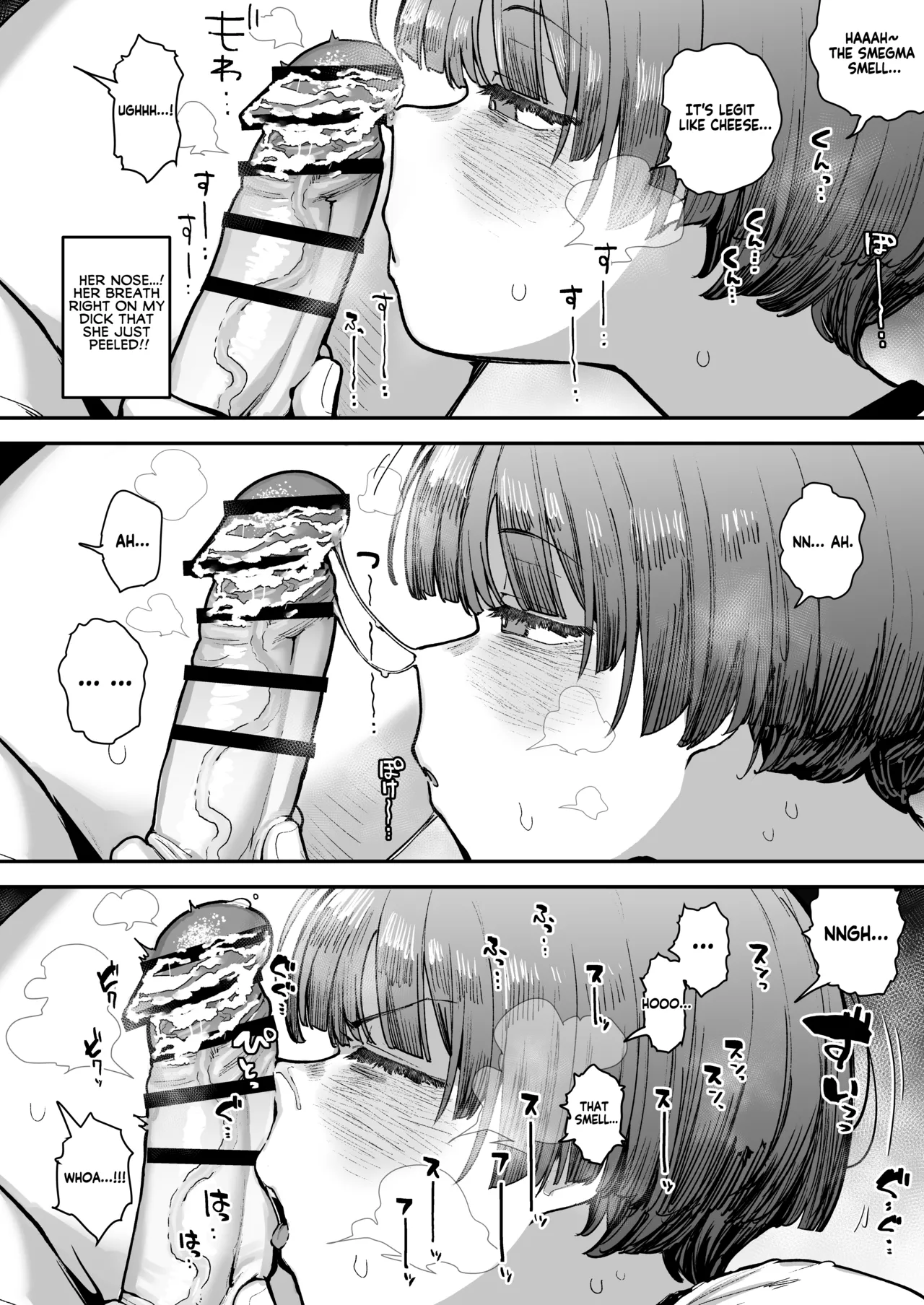 [Anon 2-okunen] Ittai Dou Natte Shimau no ka!? (Chinkasu shuu Okazu ni Onanie Saremasu) | What the hell will happen?! (She's gonna finger herself while sniffing my smegma stench!) [English] [KM_42] [Ongoing] page 132 original parody - big breasts glasses hentai manga - read online free