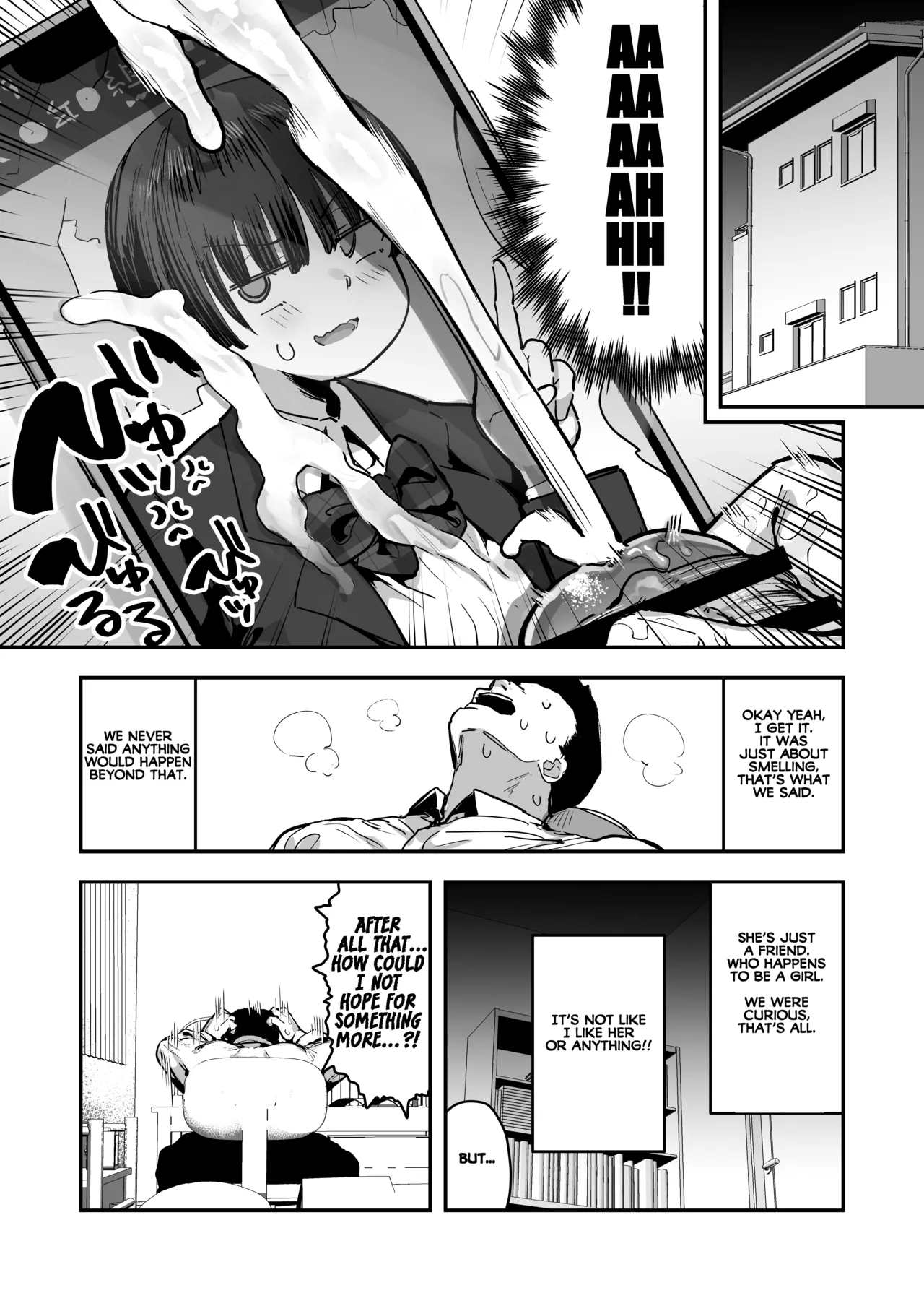 [Anon 2-okunen] Ittai Dou Natte Shimau no ka!? (Chinkasu shuu Okazu ni Onanie Saremasu) | What the hell will happen?! (She's gonna finger herself while sniffing my smegma stench!) [English] [KM_42] [Ongoing] page 97 original parody - sole female sole male hentai manga - read online free