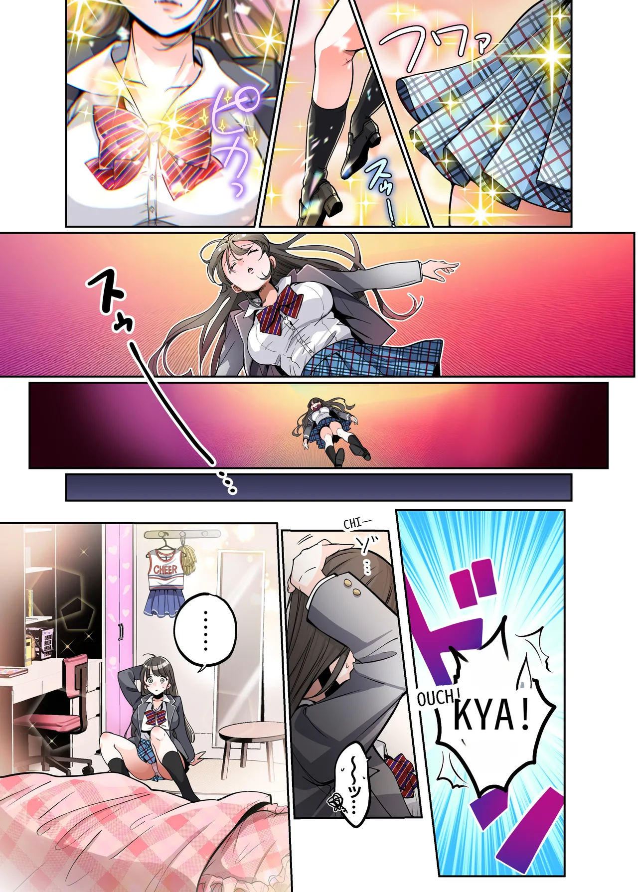 Boku ga JK ni Natte Shiawase ni Naru Hanashi | The Story of How I Became a High School Girl and Became Happy page 13 original parody - big breasts unusual pupils hentai manga - read online free