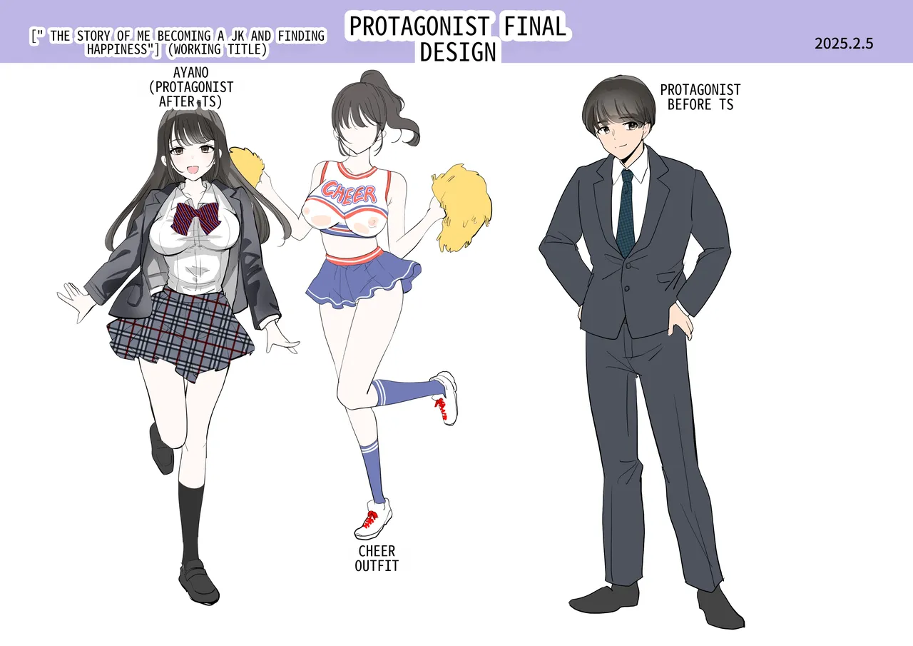 Boku ga JK ni Natte Shiawase ni Naru Hanashi | The Story of How I Became a High School Girl and Became Happy page 44 original parody - sole female nakadashi hentai manga - read online free